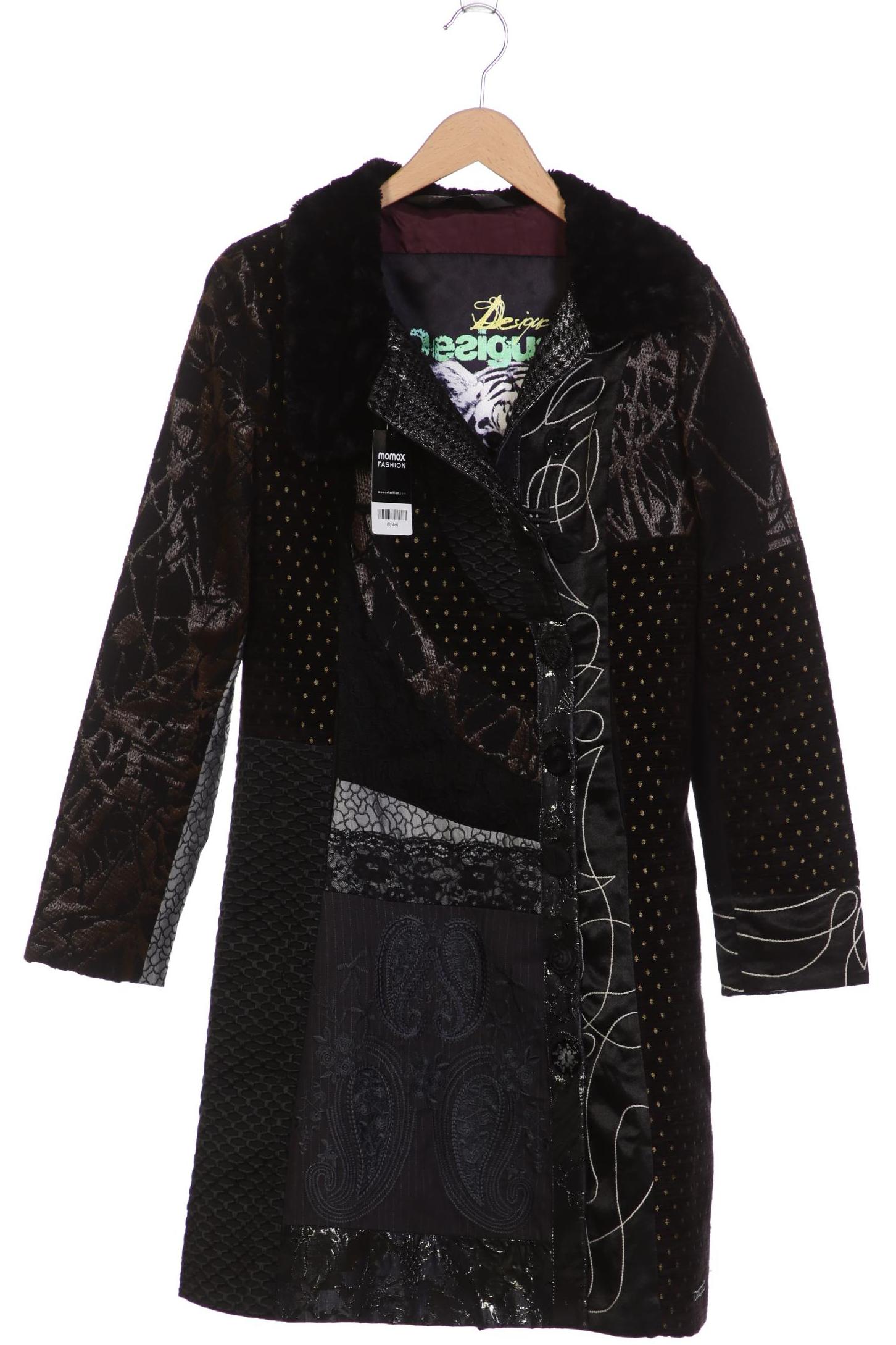 

Desigual Damen Mantel, schwarz, Gr. 40