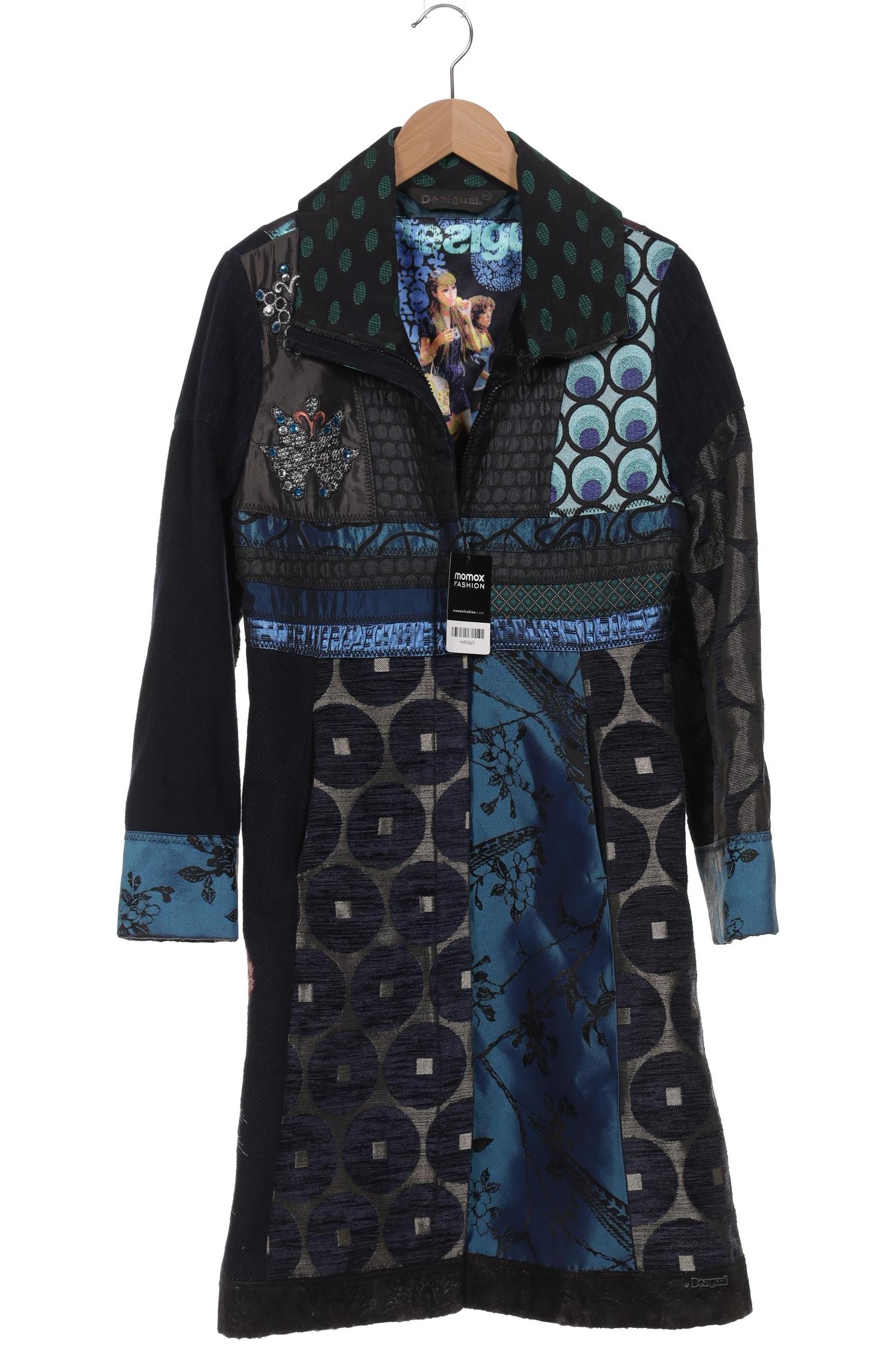

Desigual Damen Mantel, mehrfarbig, Gr. 40