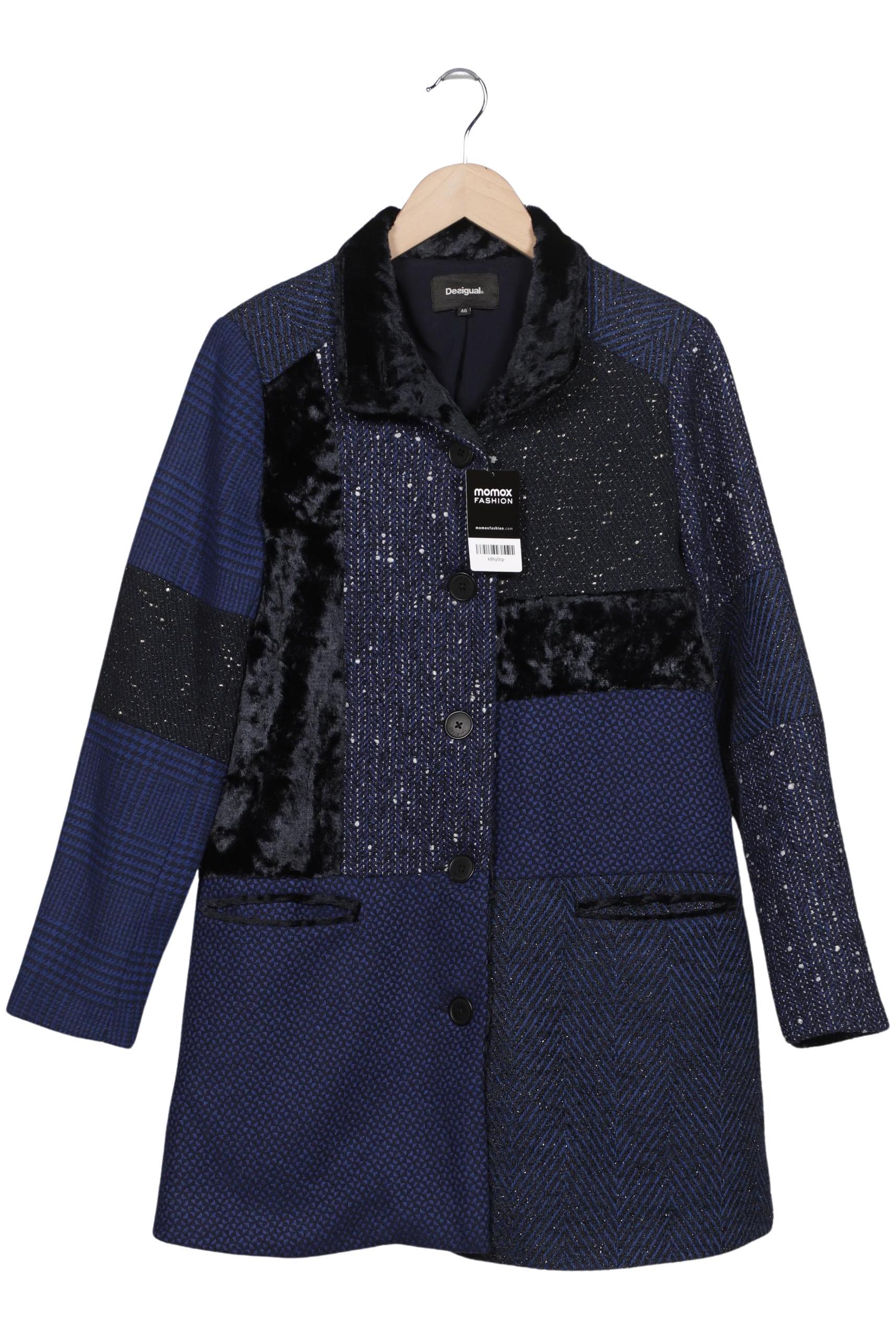

Desigual Damen Mantel, marineblau, Gr. 40