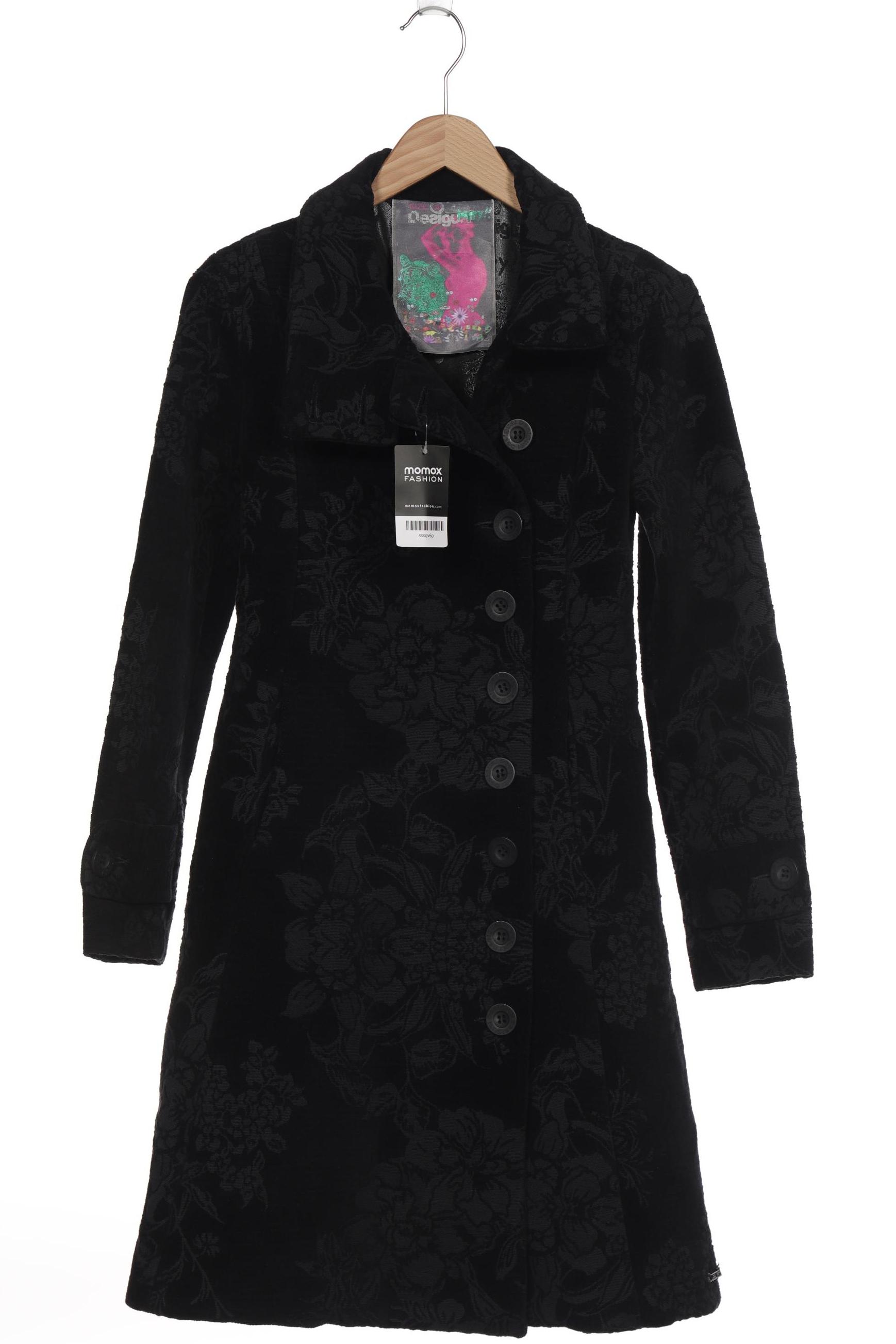 

Desigual Damen Mantel, schwarz, Gr. 38