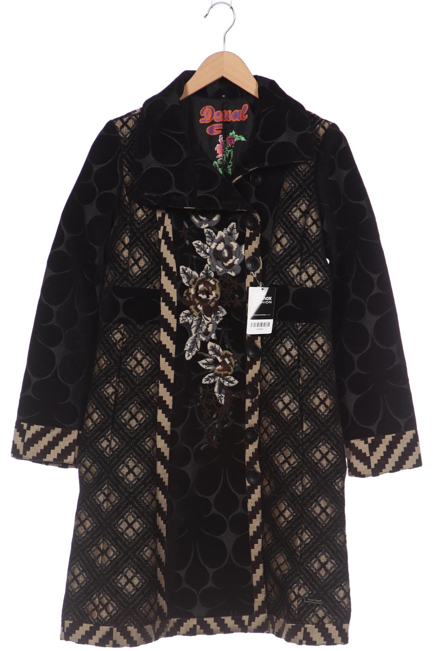 

Desigual Damen Mantel, schwarz