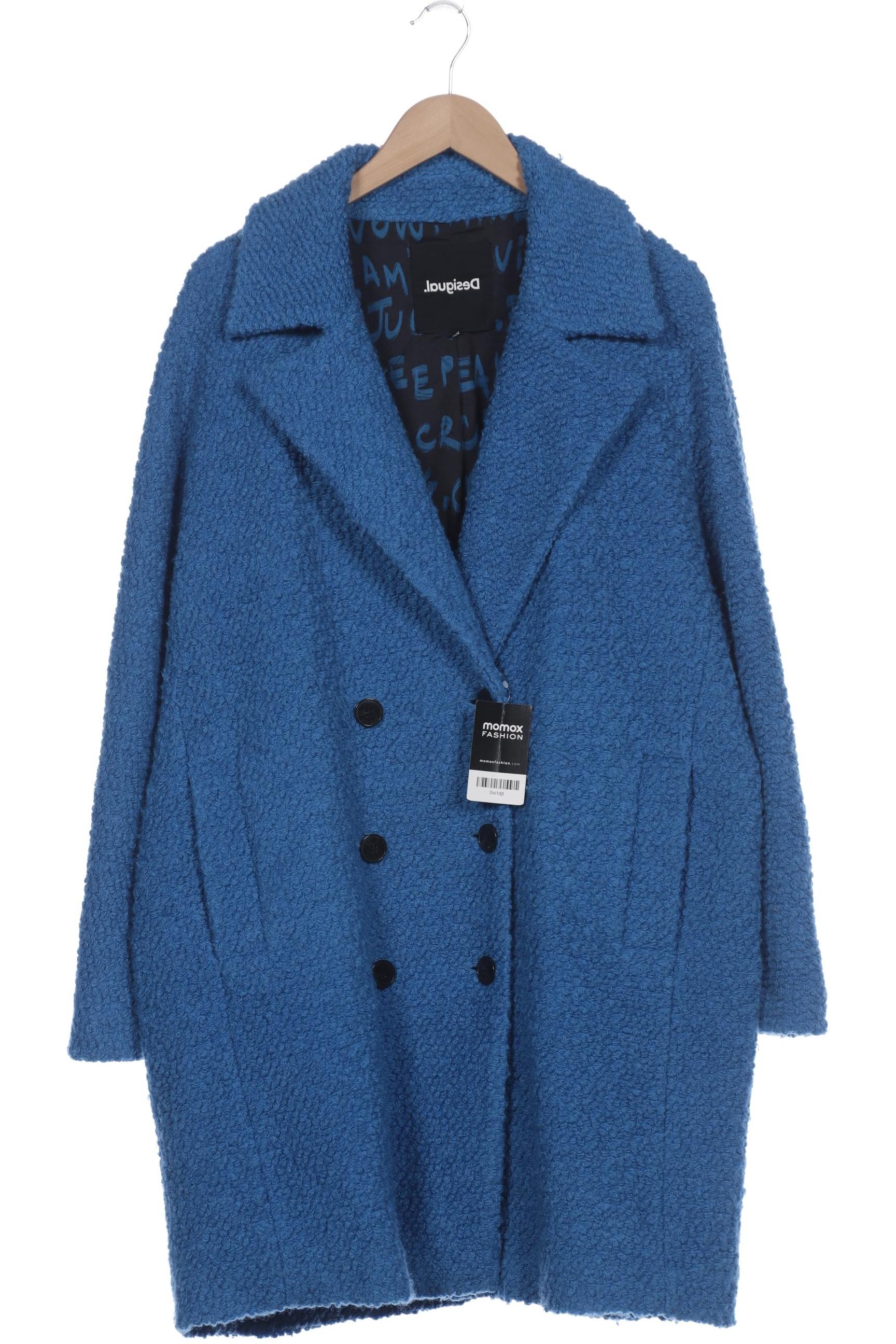 

Desigual Damen Mantel, blau, Gr. 46