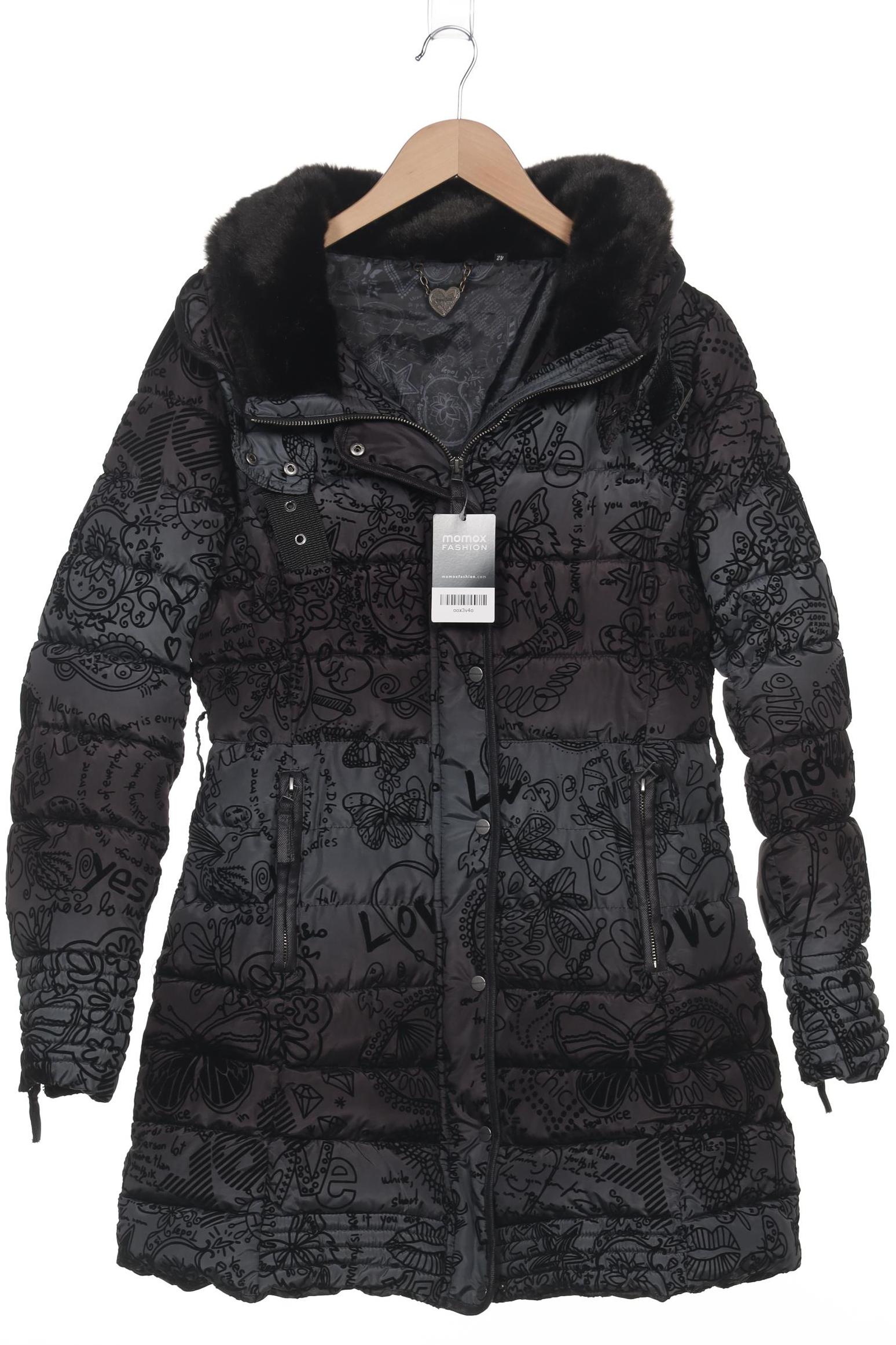

Desigual Damen Mantel, schwarz, Gr. 42