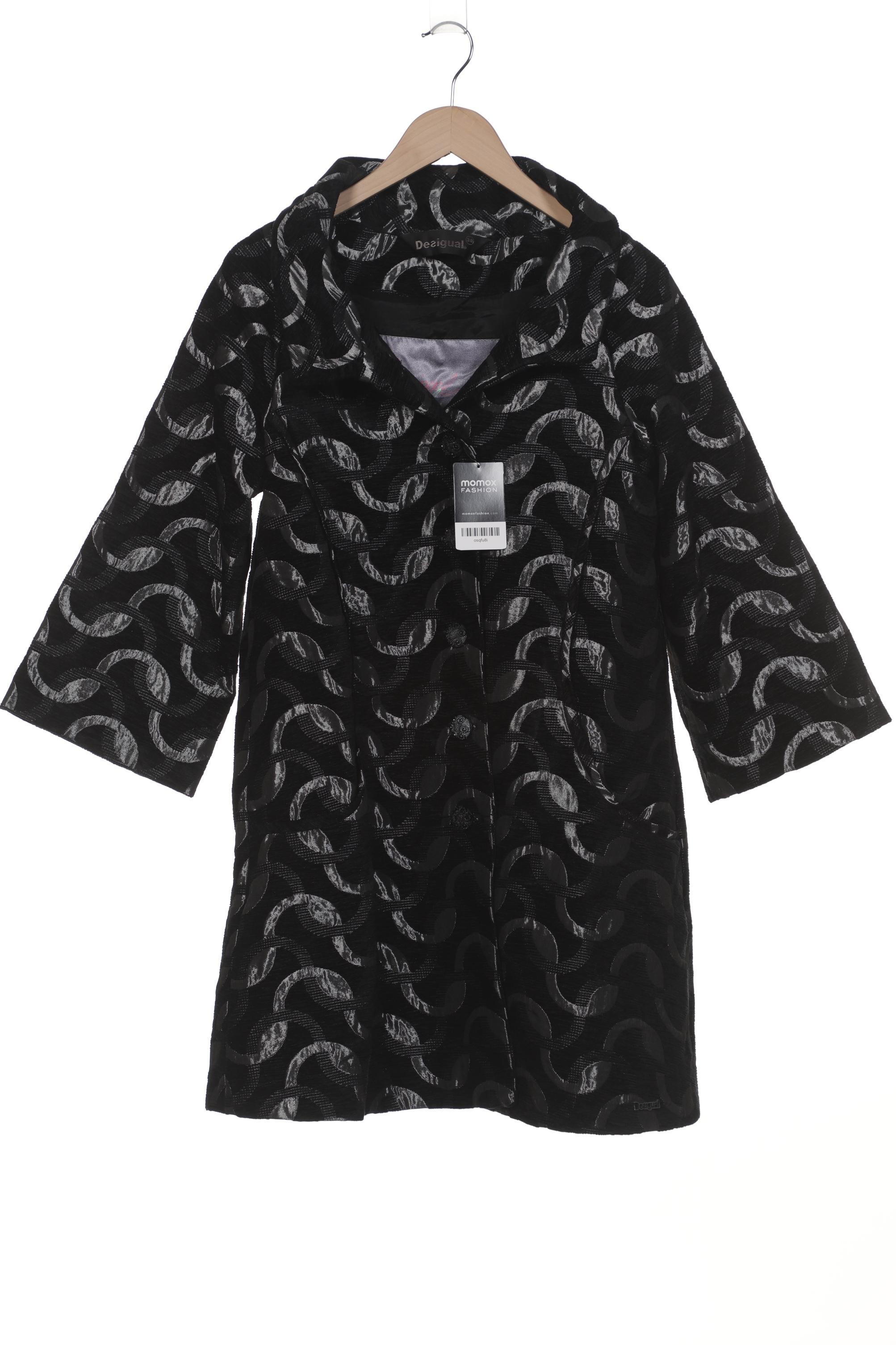 

Desigual Damen Mantel, schwarz, Gr. 38