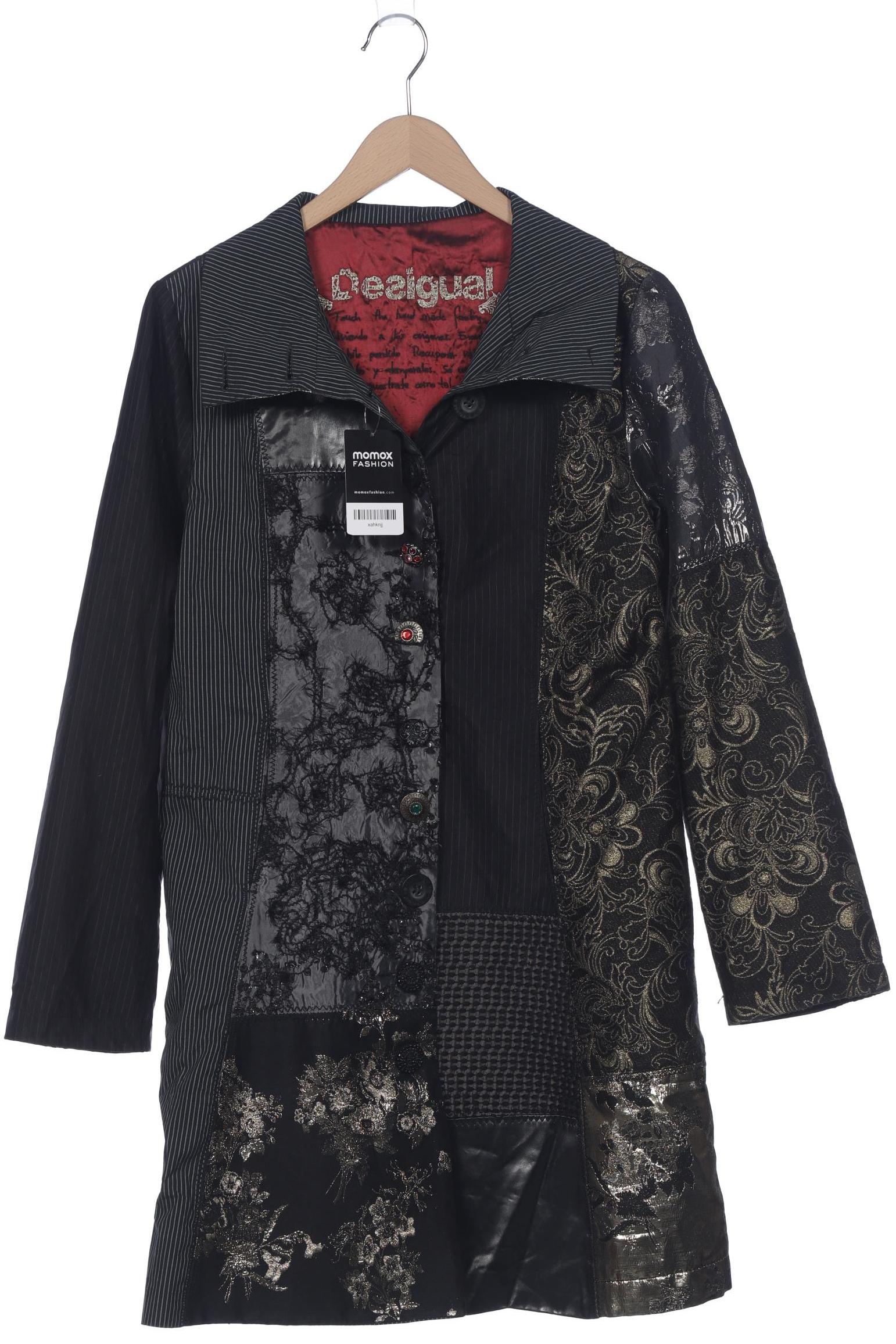 

Desigual Damen Mantel, schwarz, Gr. 44