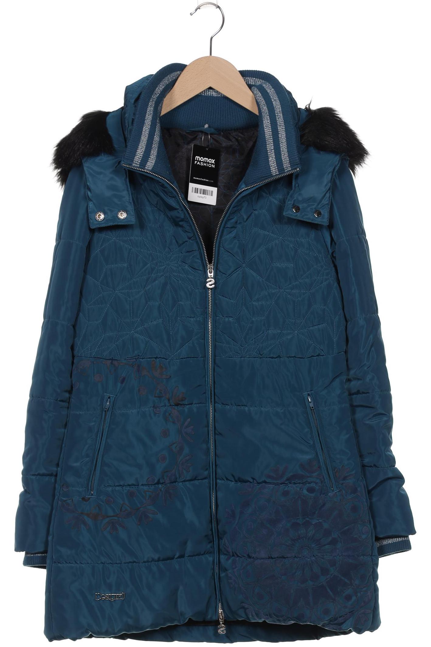 

Desigual Damen Mantel, blau, Gr. 38