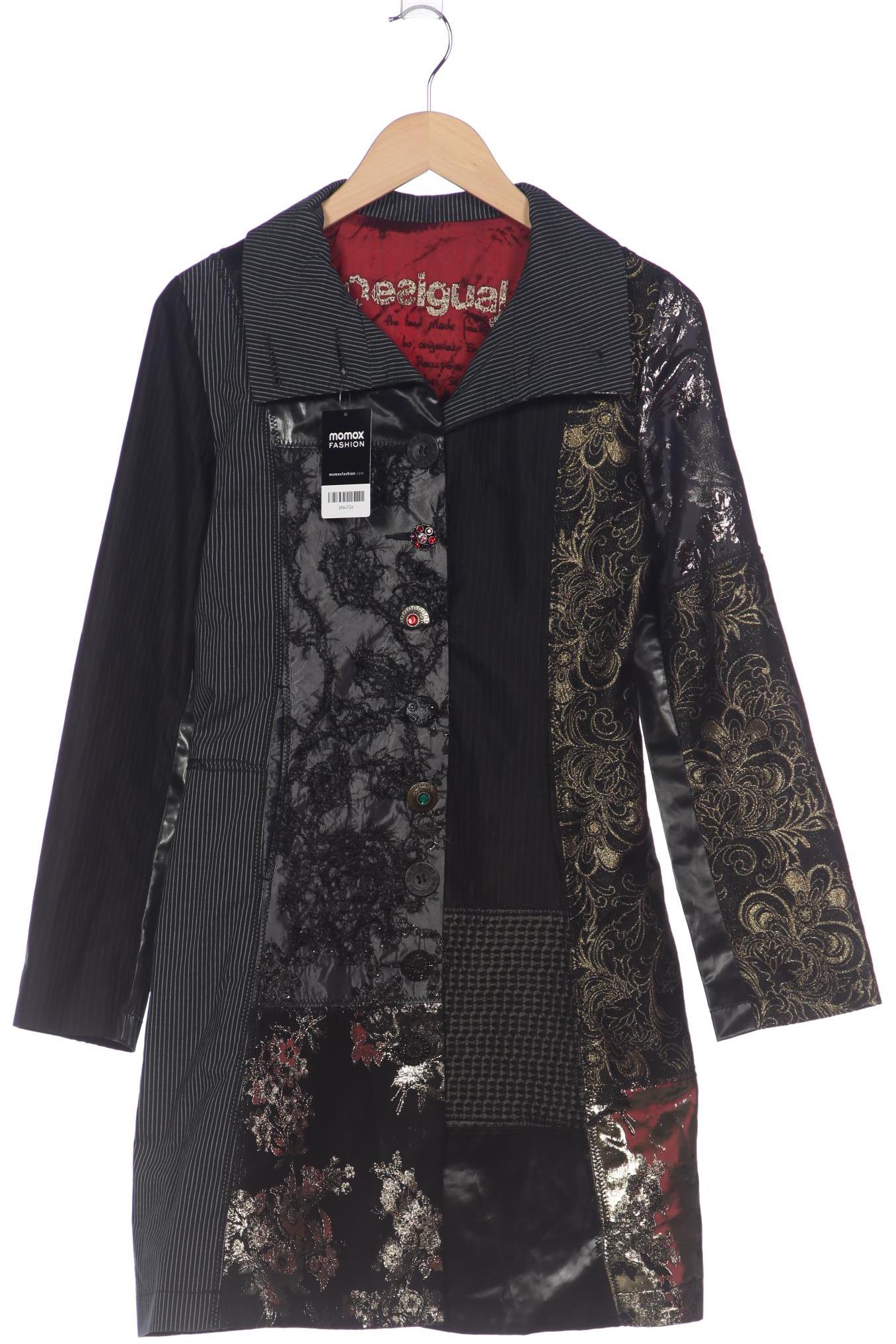 

Desigual Damen Mantel, schwarz, Gr. 38
