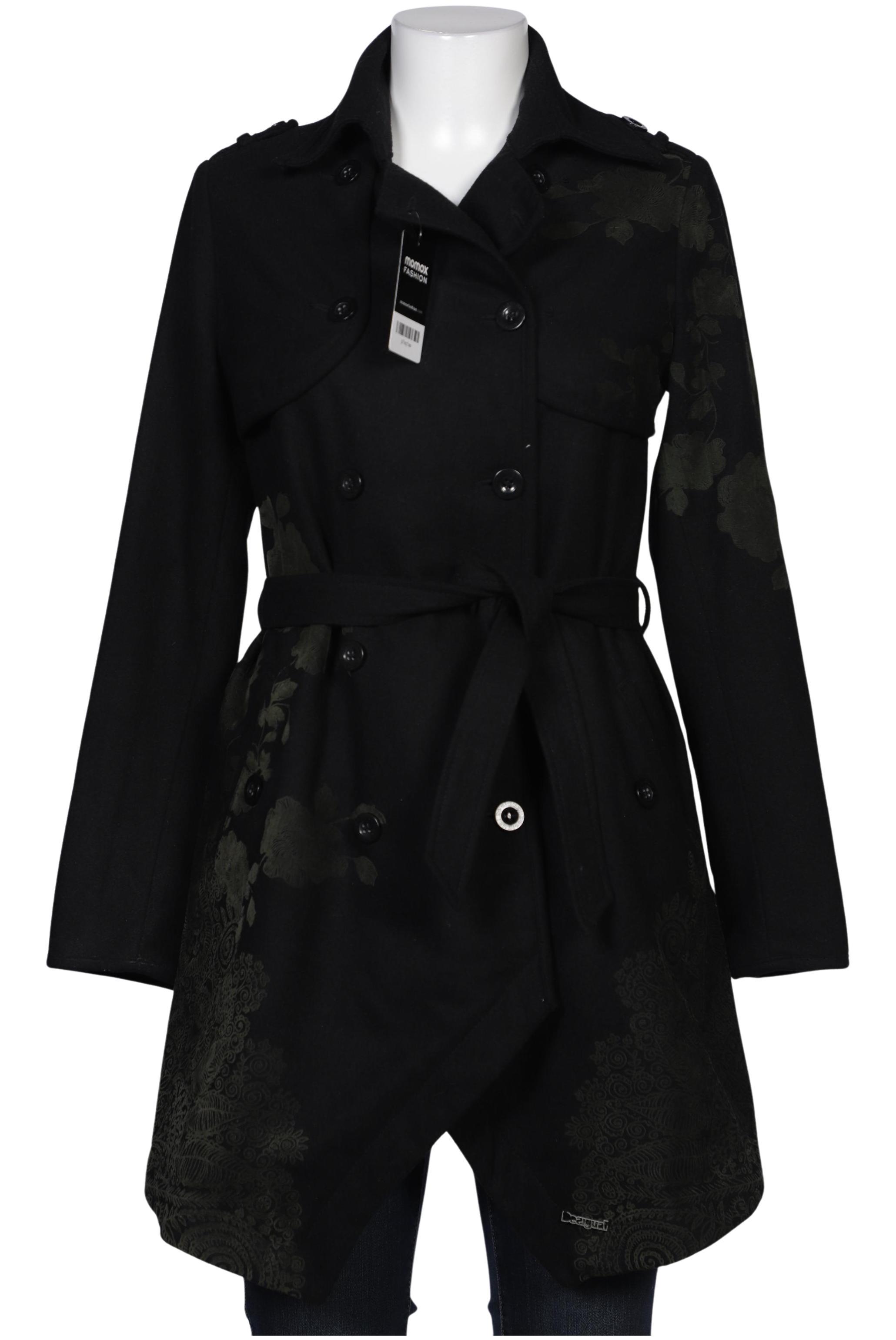 

Desigual Damen Mantel, schwarz, Gr. 40
