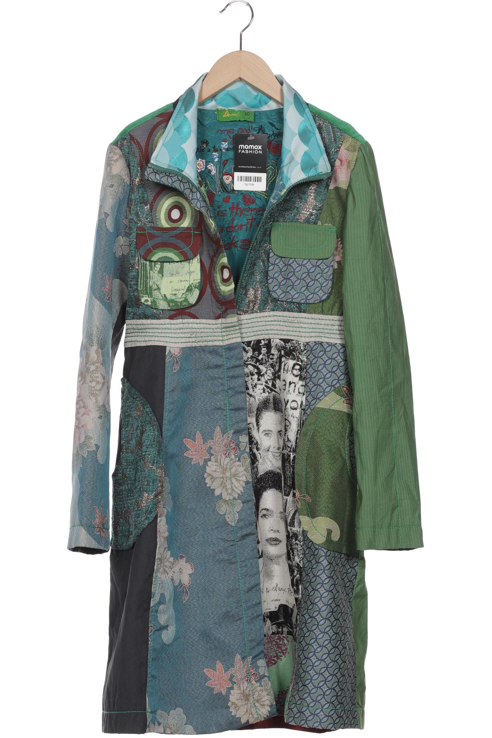 

Desigual Damen Mantel, mehrfarbig, Gr. 40