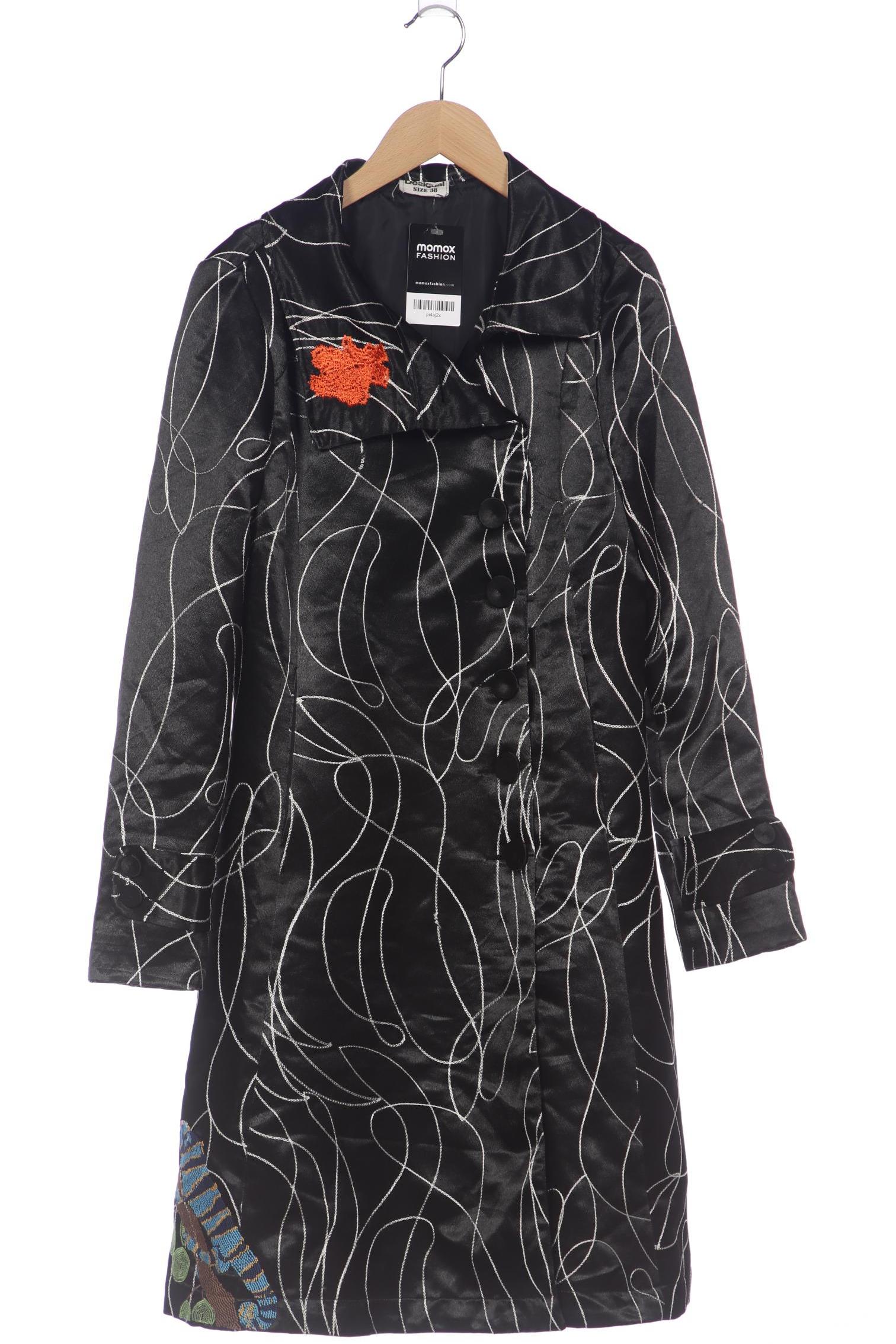 

Desigual Damen Mantel, schwarz, Gr. 38