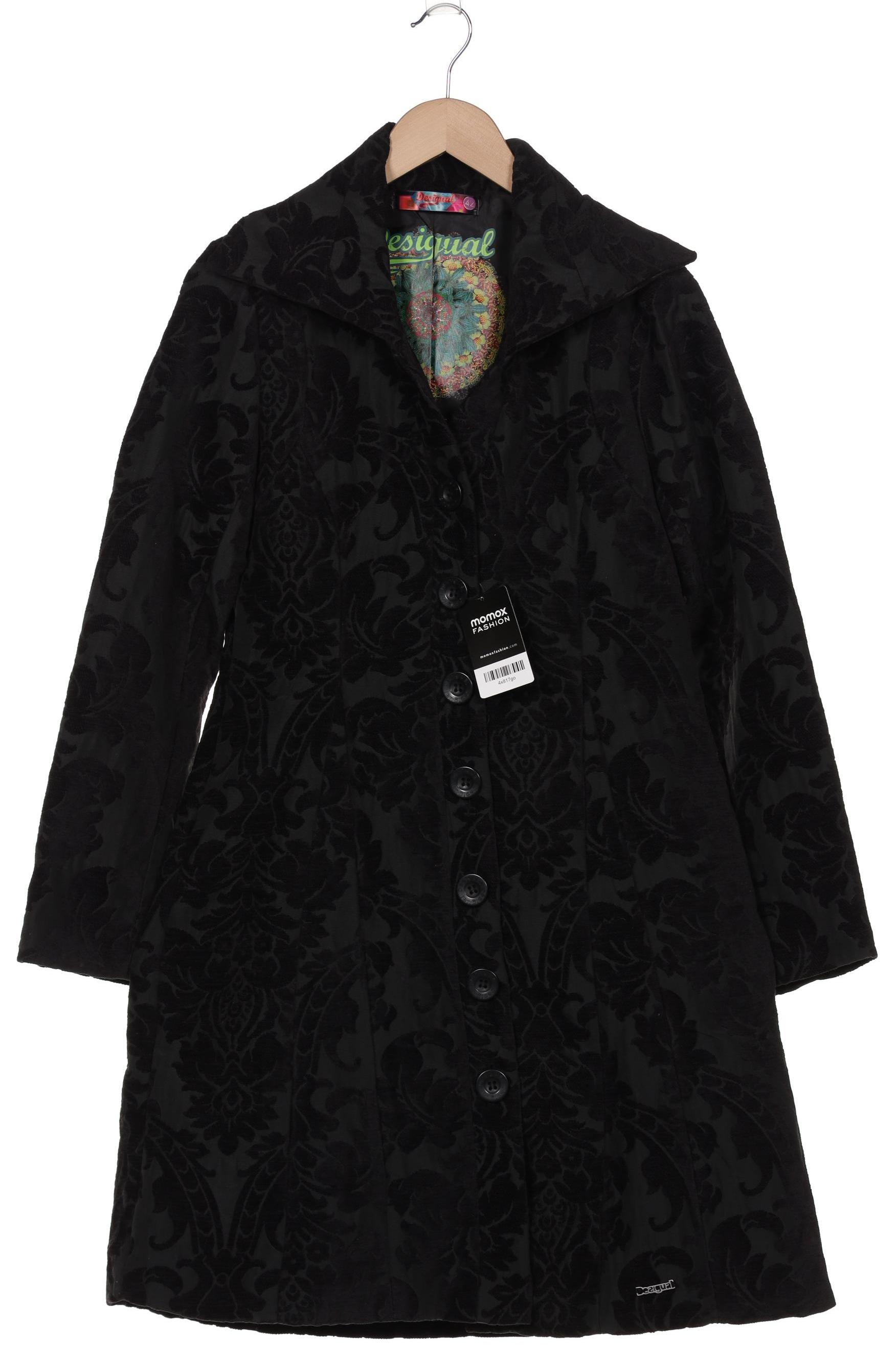 

Desigual Damen Mantel, schwarz, Gr. 42