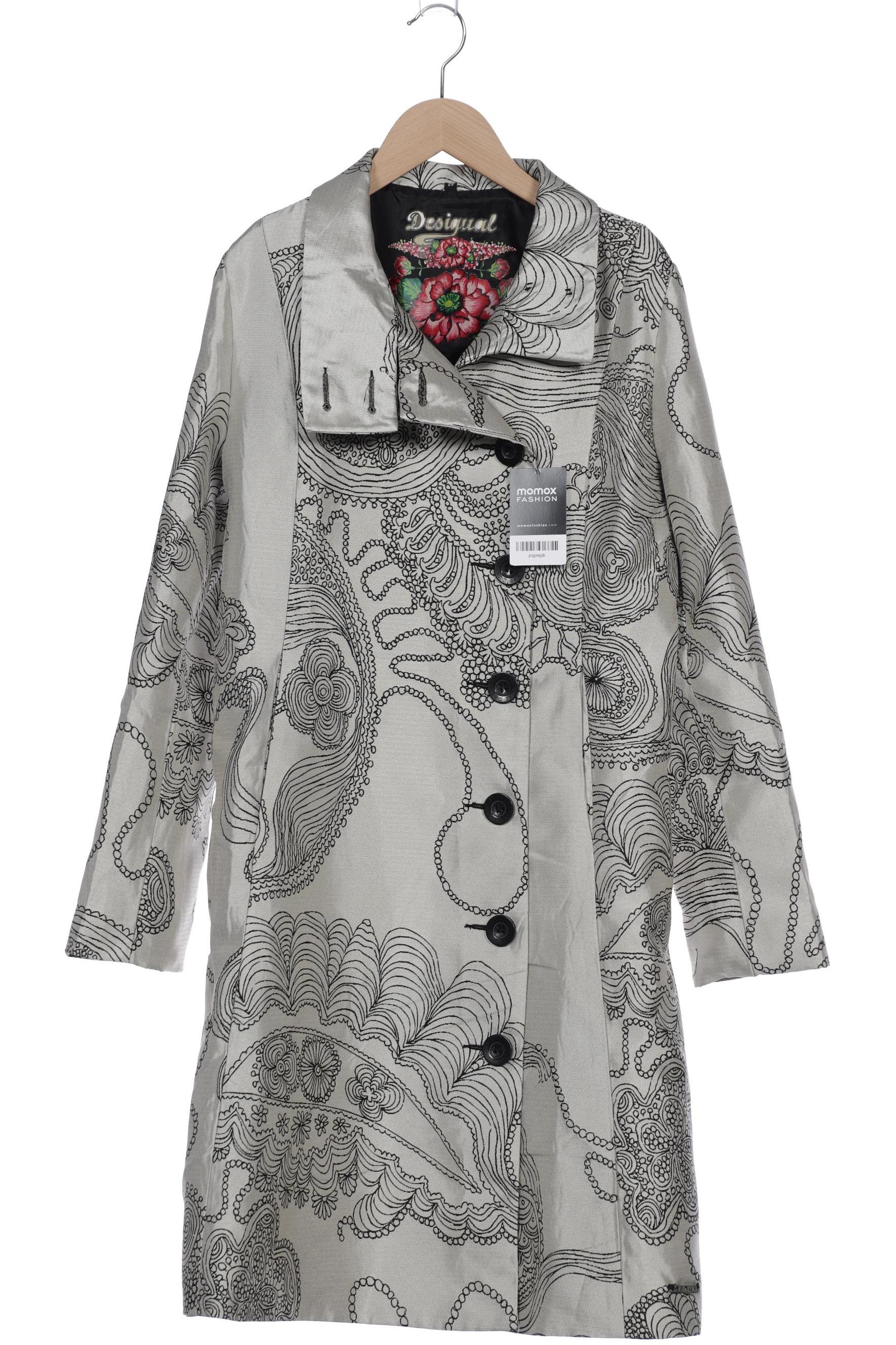 

Desigual Damen Mantel, cremeweiß, Gr. 42