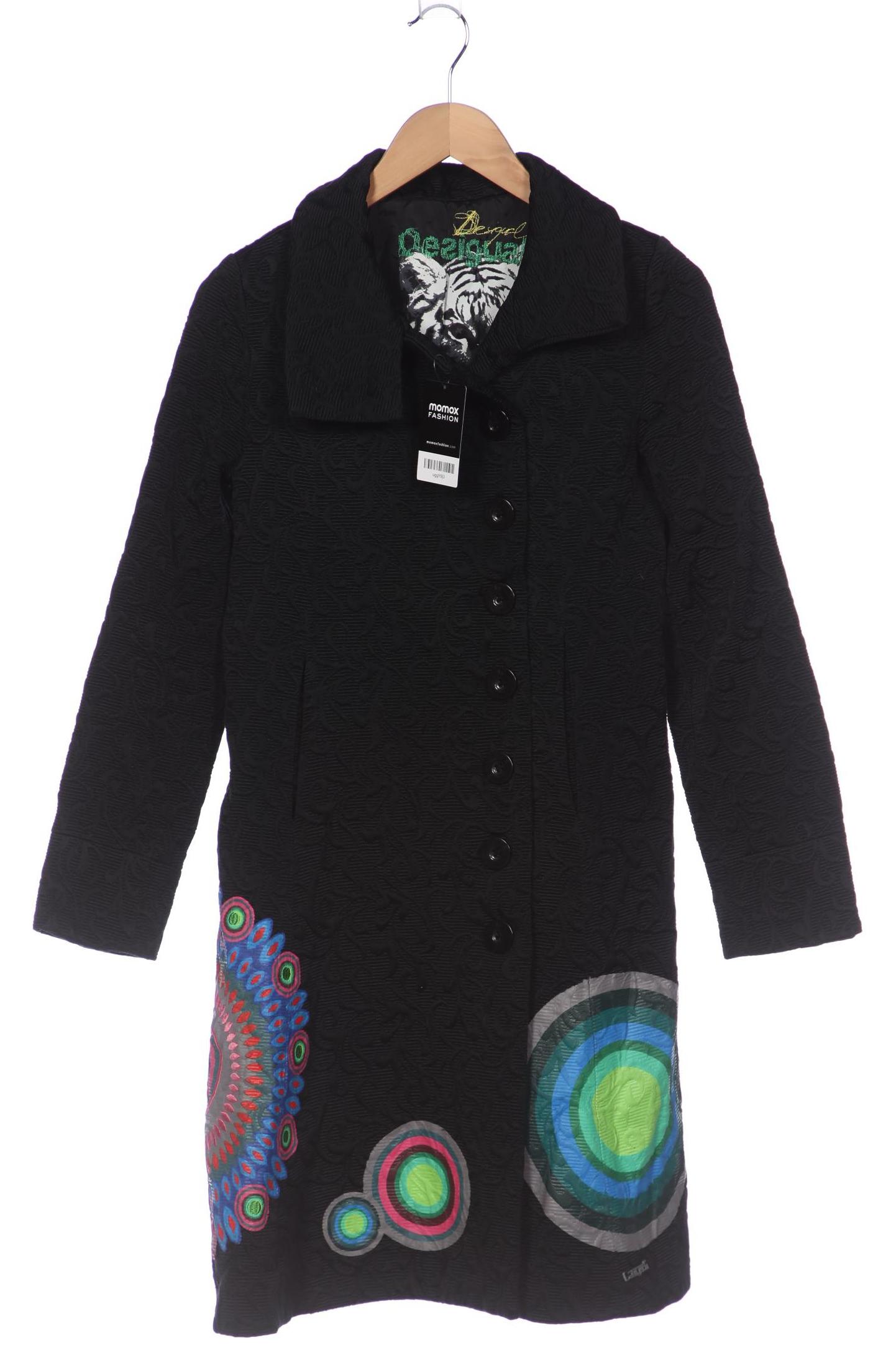 

Desigual Damen Mantel, schwarz, Gr. 38