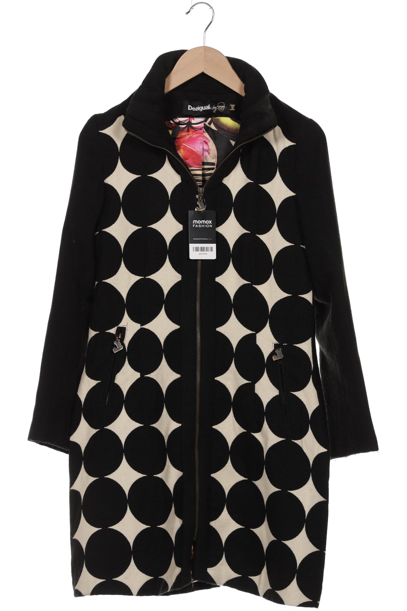 

Desigual Damen Mantel, schwarz, Gr. 40