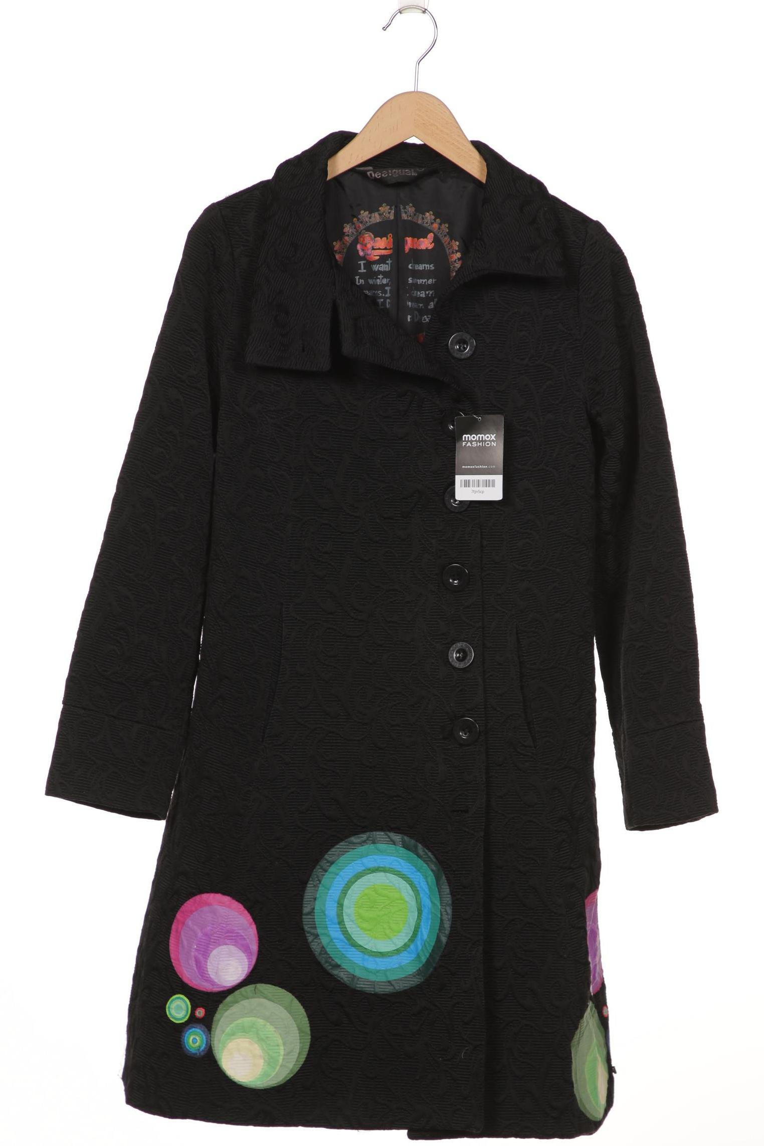

Desigual Damen Mantel, schwarz, Gr. 44