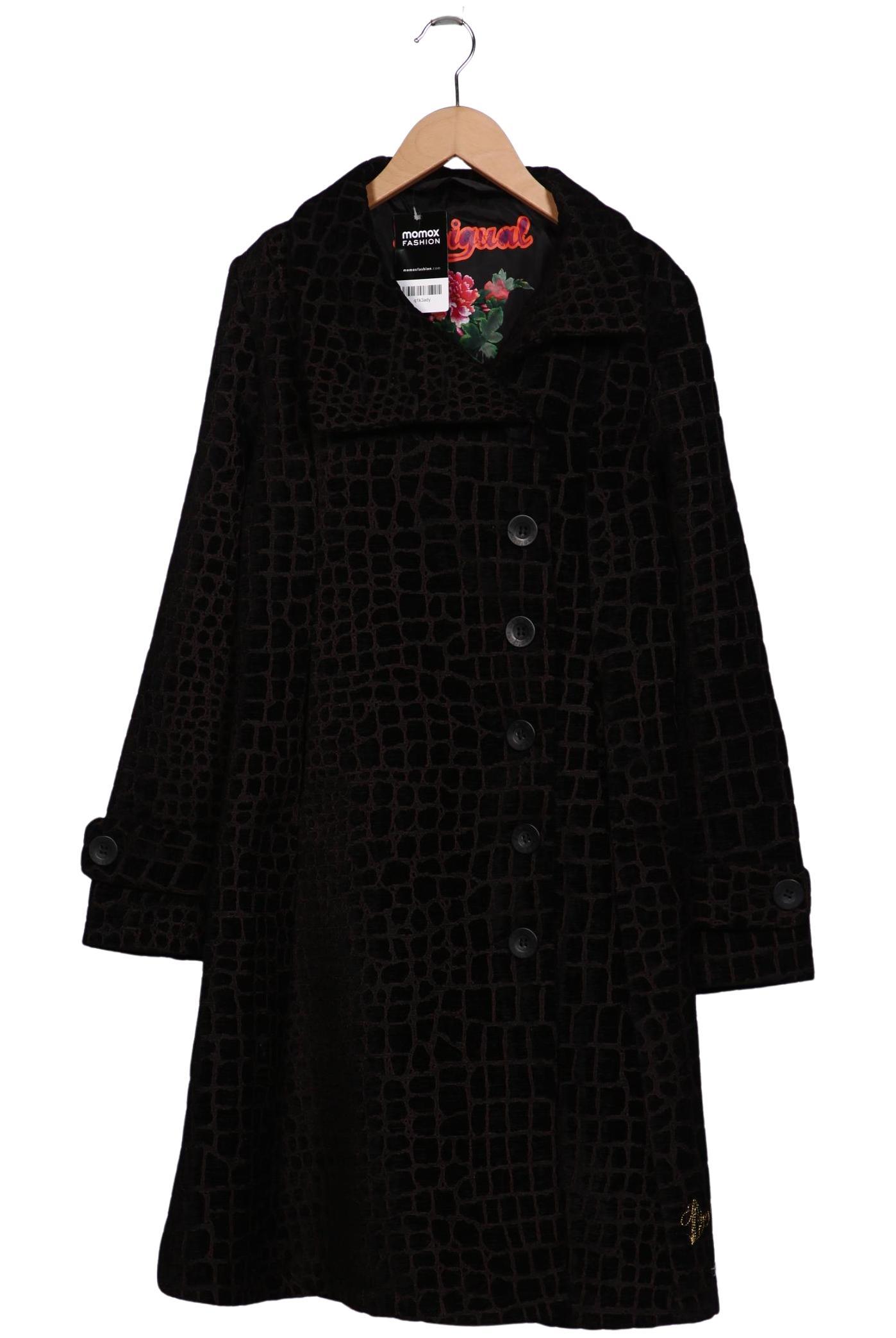 

Desigual Damen Mantel, schwarz, Gr. 38