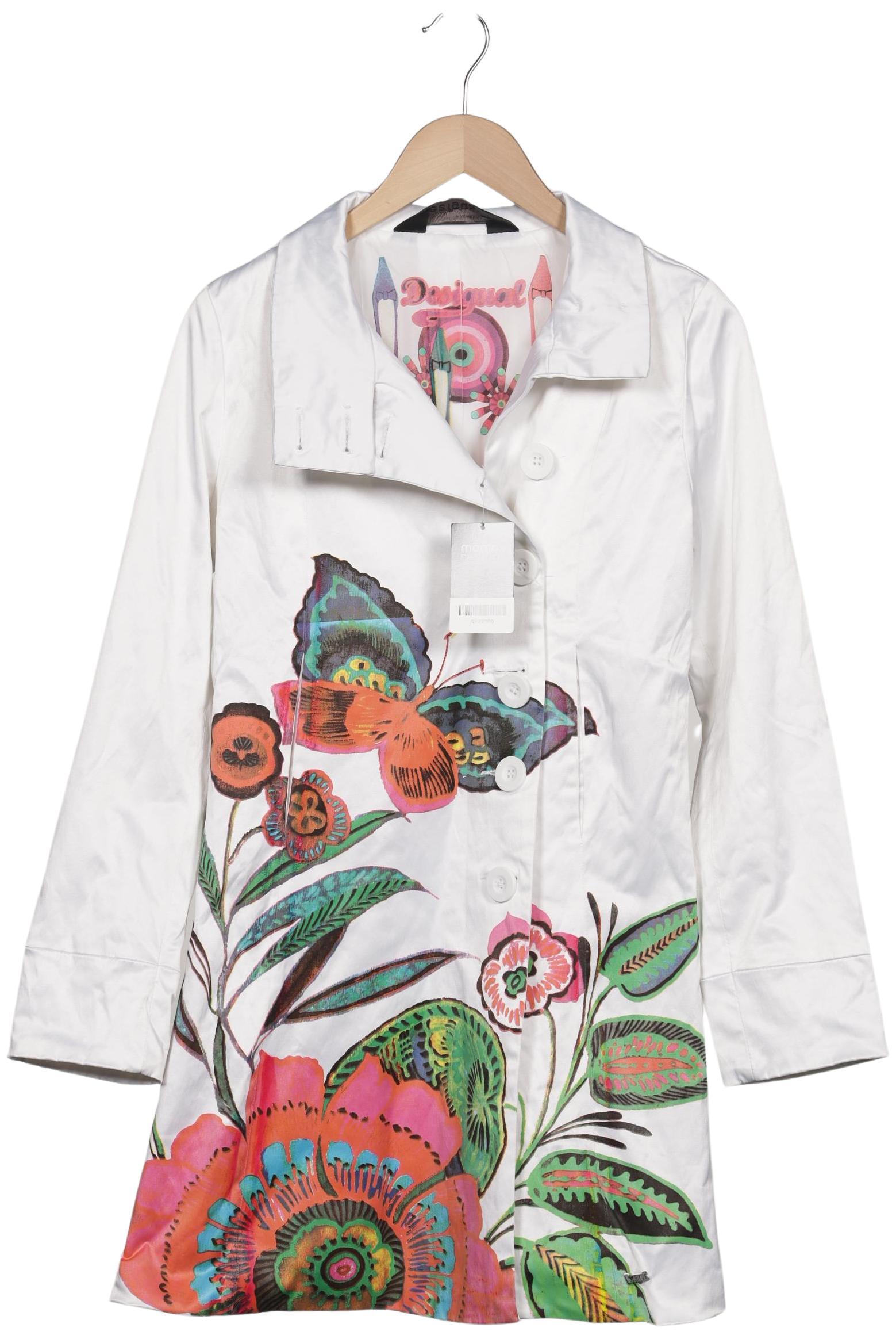 

Desigual Damen Mantel, weiß, Gr. 40