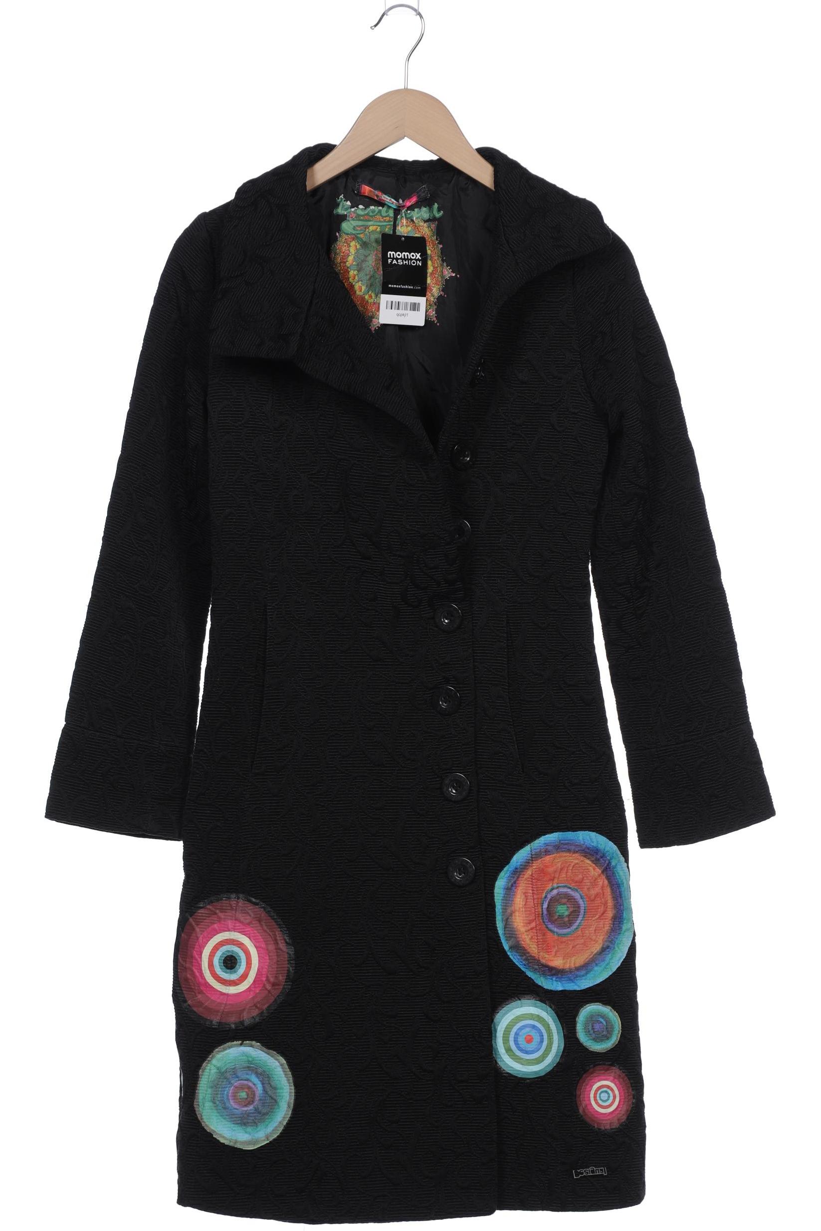 

Desigual Damen Mantel, schwarz, Gr. 38