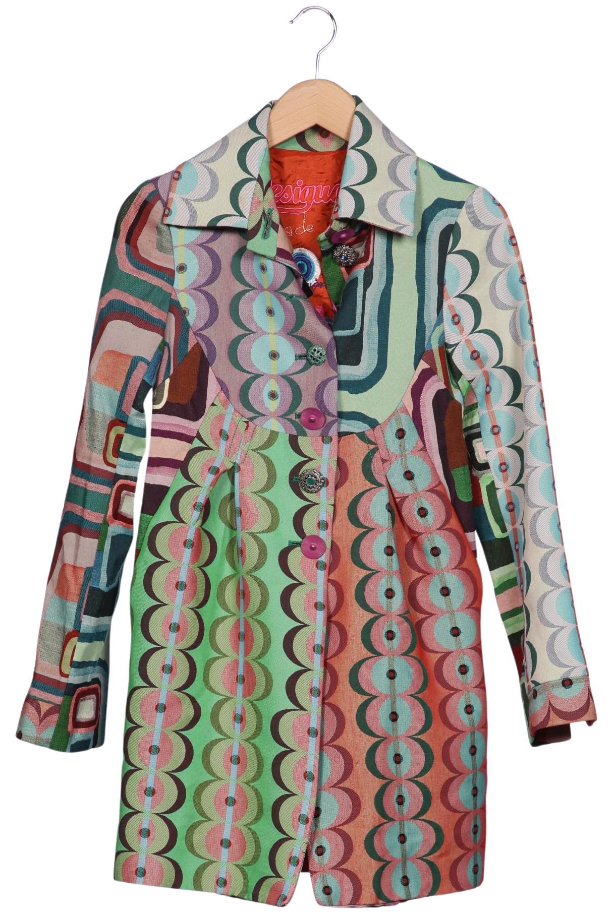 

Desigual Damen Mantel, mehrfarbig, Gr. 36