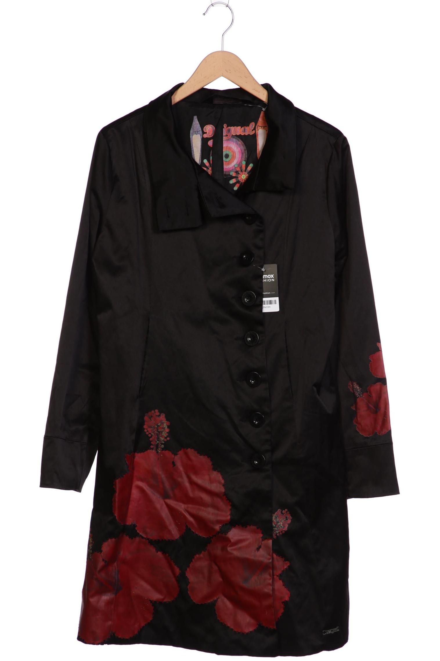 

Desigual Damen Mantel, schwarz, Gr. 46