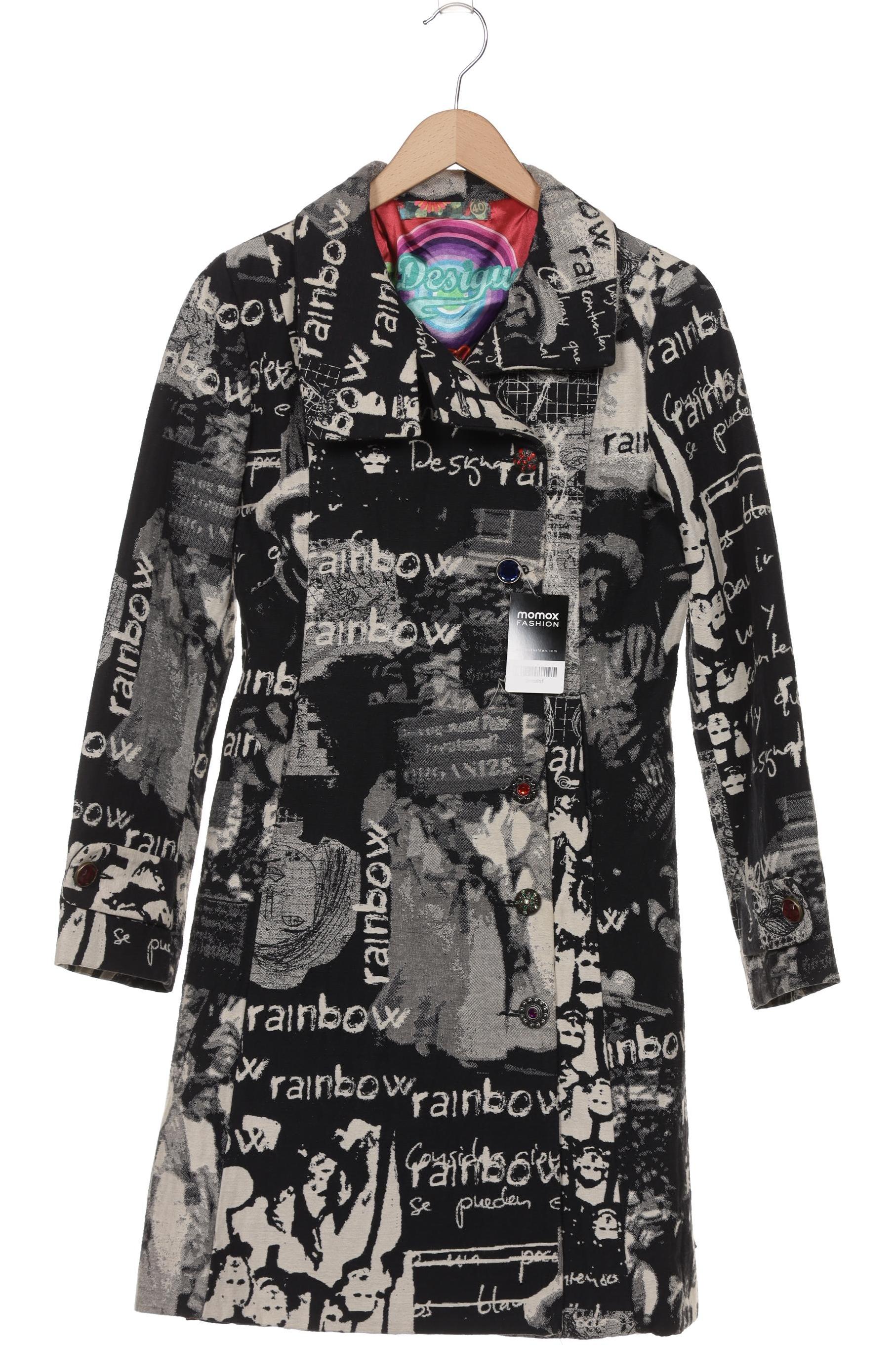 

Desigual Damen Mantel, schwarz, Gr. 40