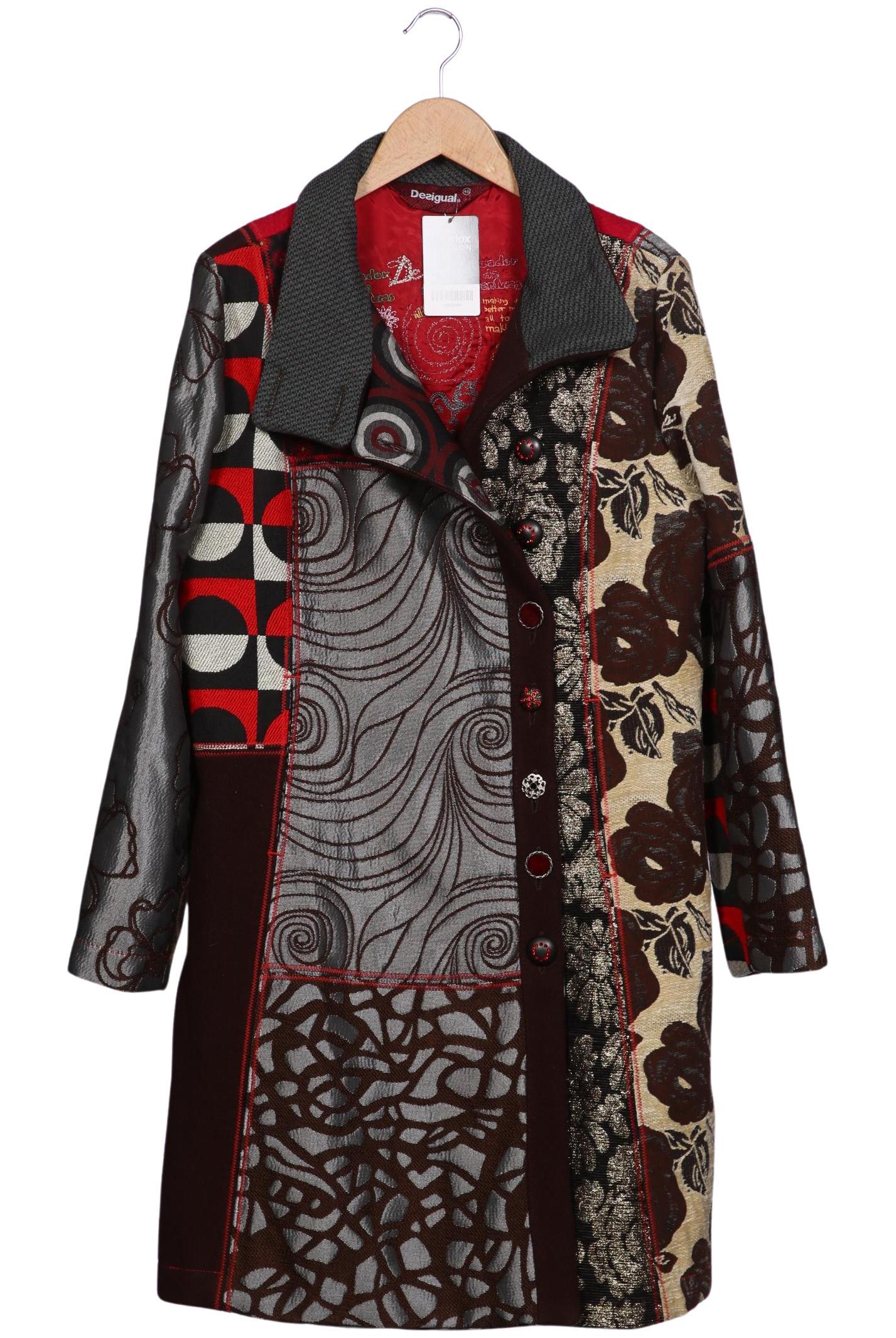 

Desigual Damen Mantel, mehrfarbig, Gr. 46