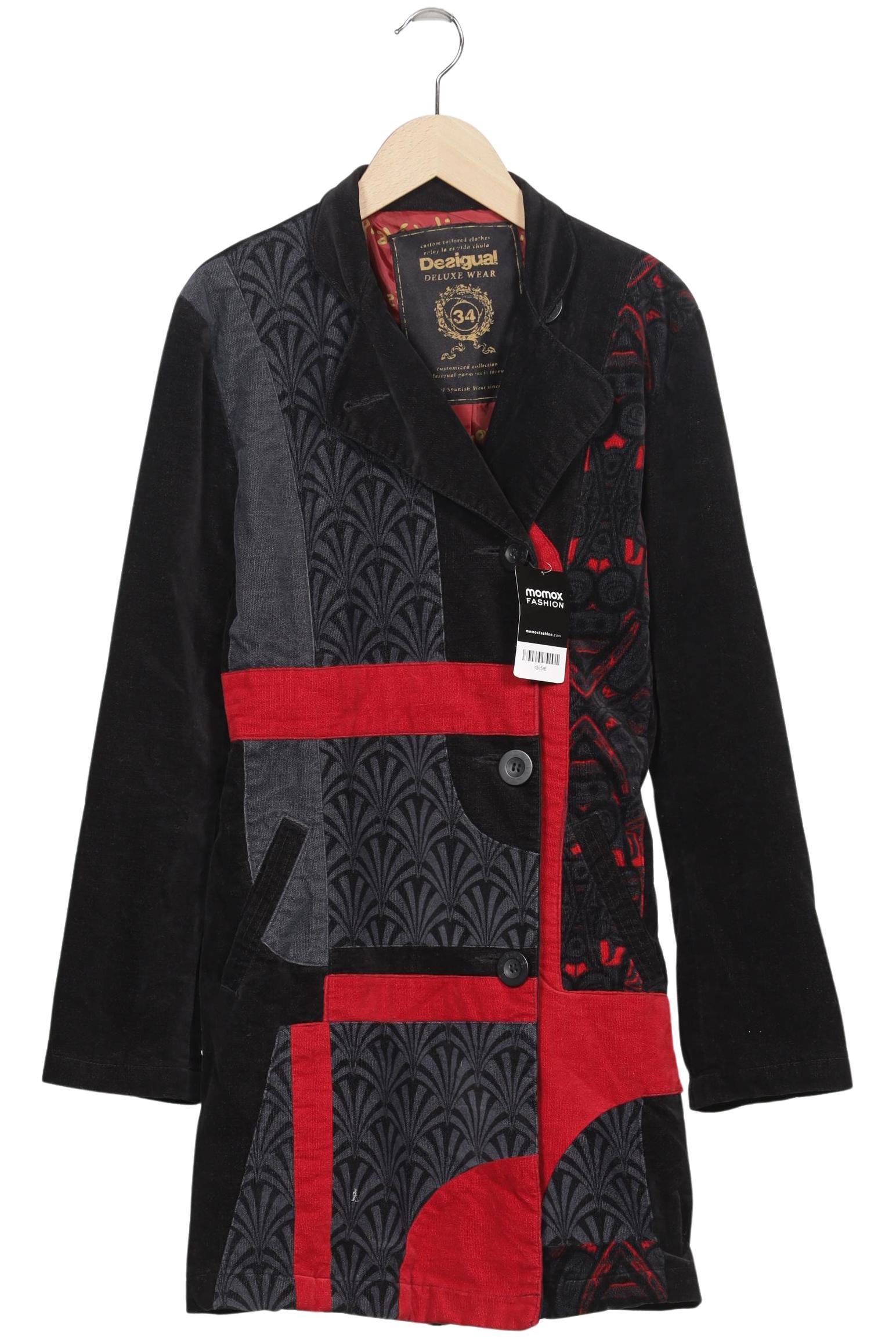 

Desigual Damen Mantel, mehrfarbig, Gr. 34