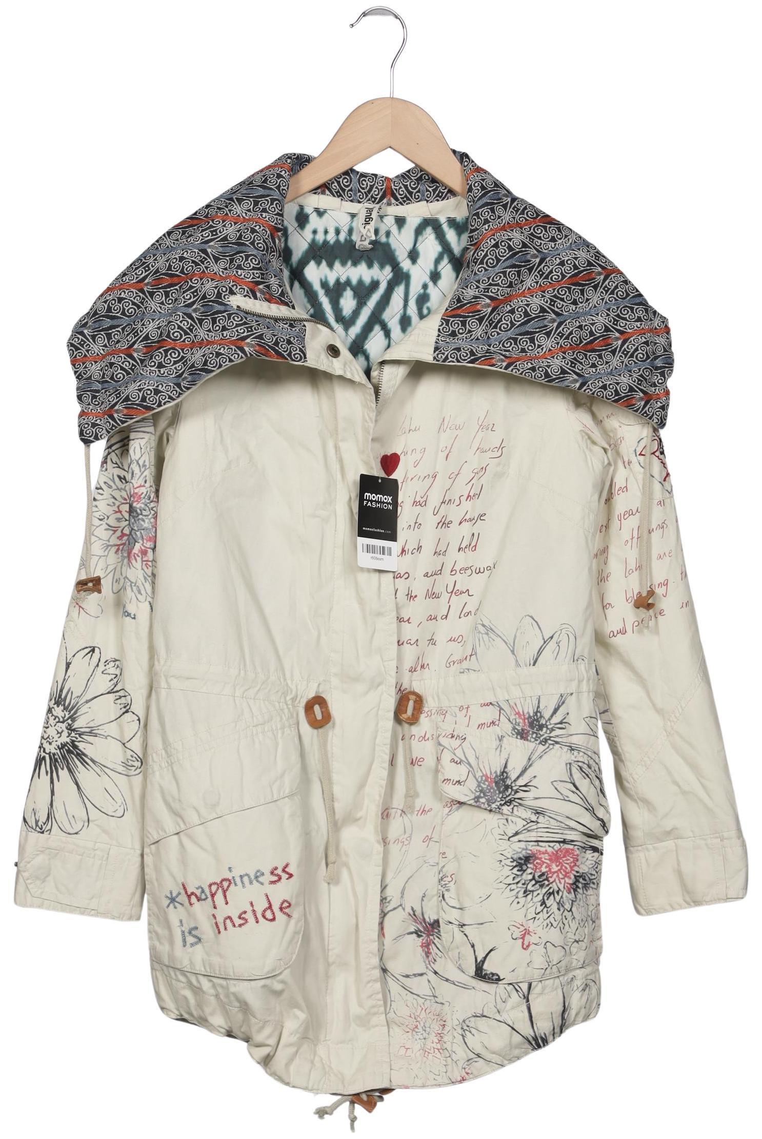 

Desigual Damen Mantel, beige, Gr. 36