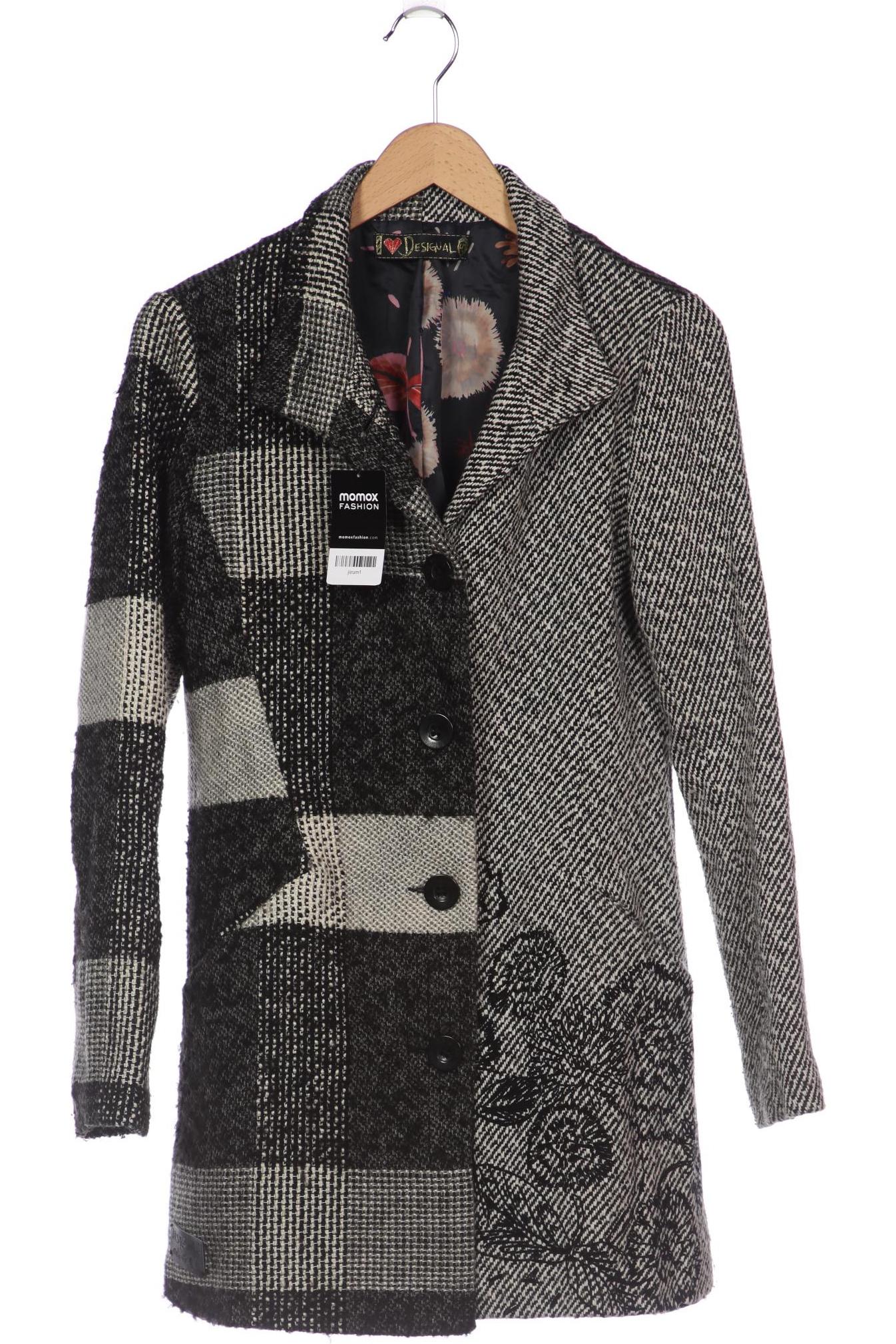 

Desigual Damen Mantel, schwarz