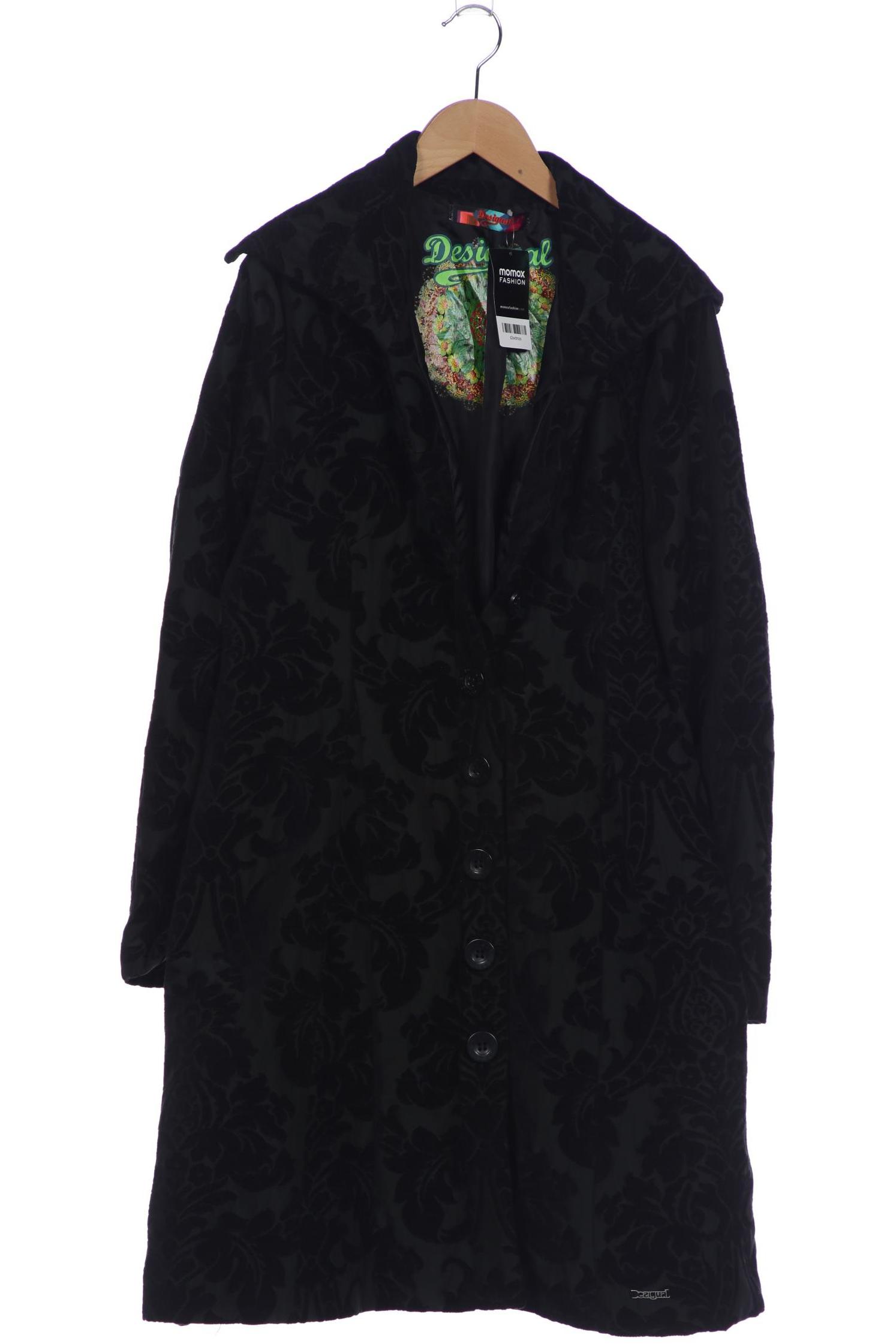 

Desigual Damen Mantel, schwarz, Gr. 46