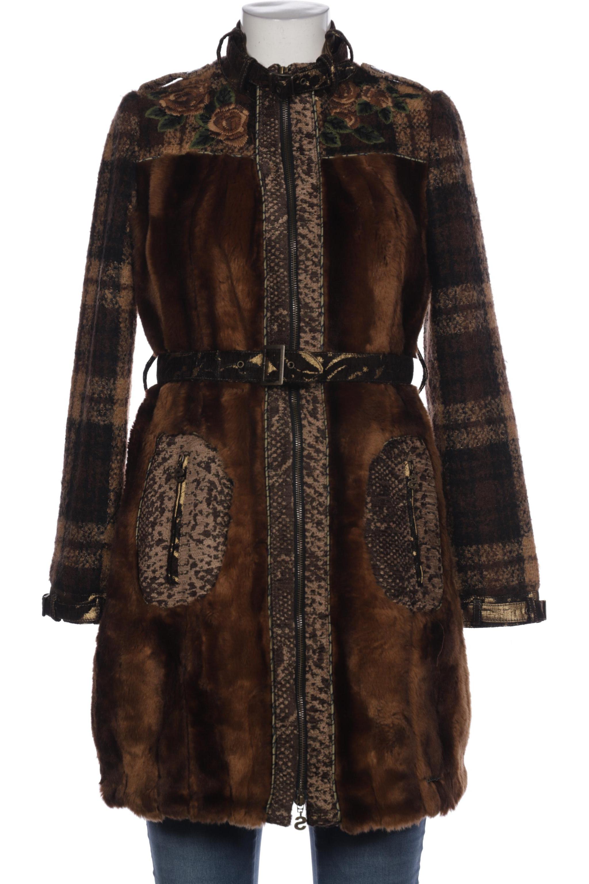 

Desigual Damen Mantel, braun, Gr. 38