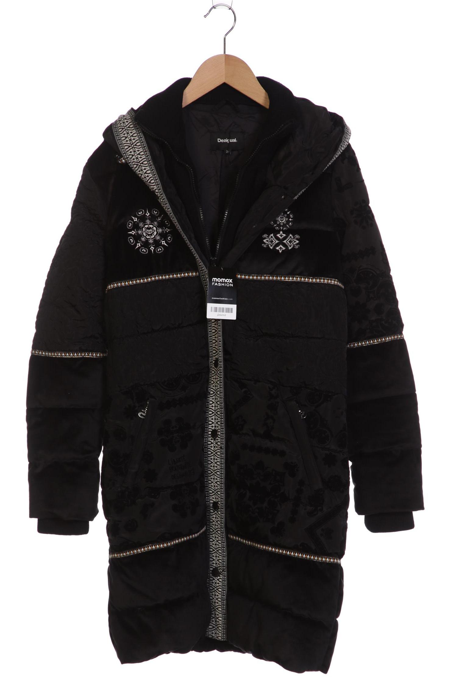 

Desigual Damen Mantel, schwarz