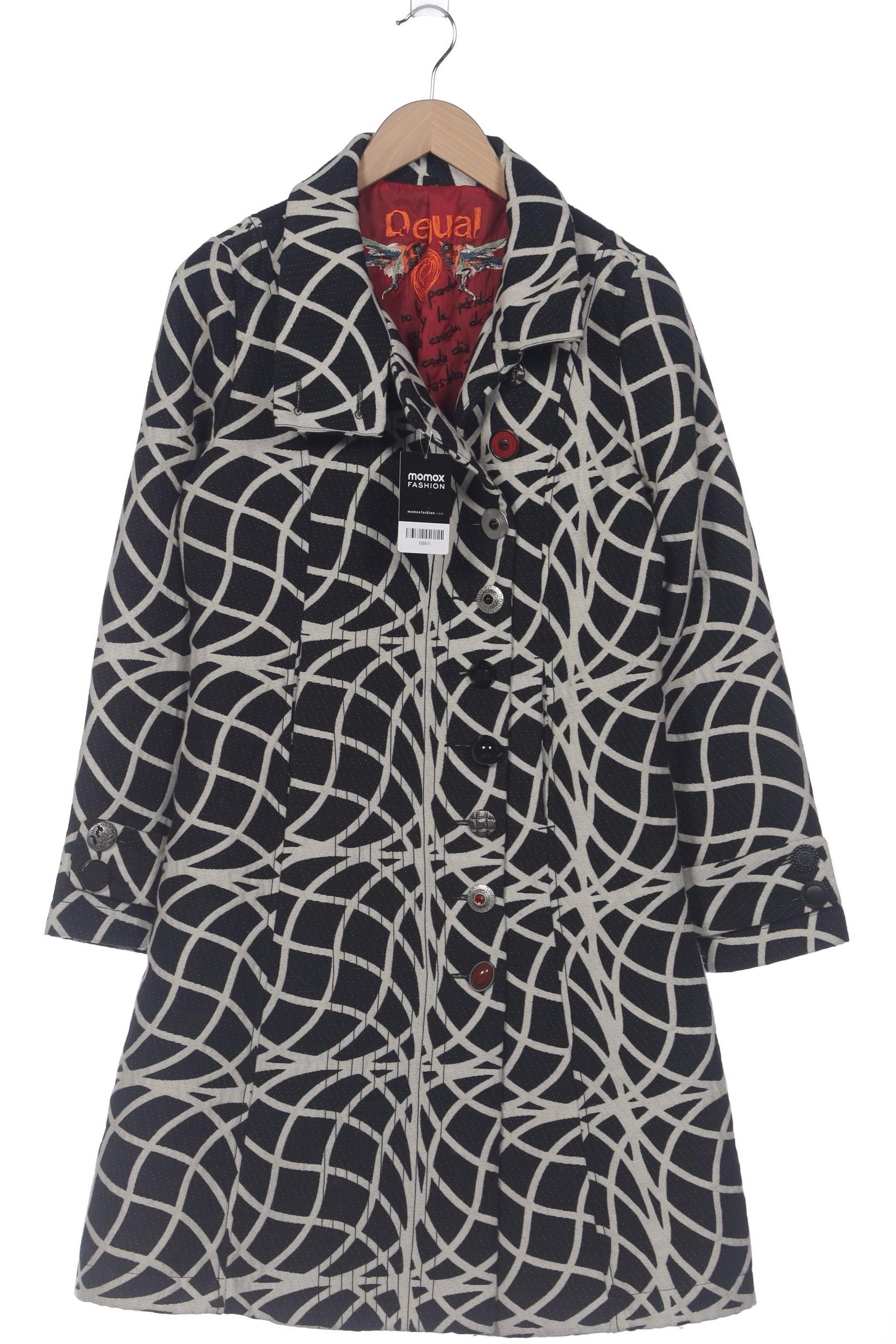 

Desigual Damen Mantel, schwarz, Gr. 42