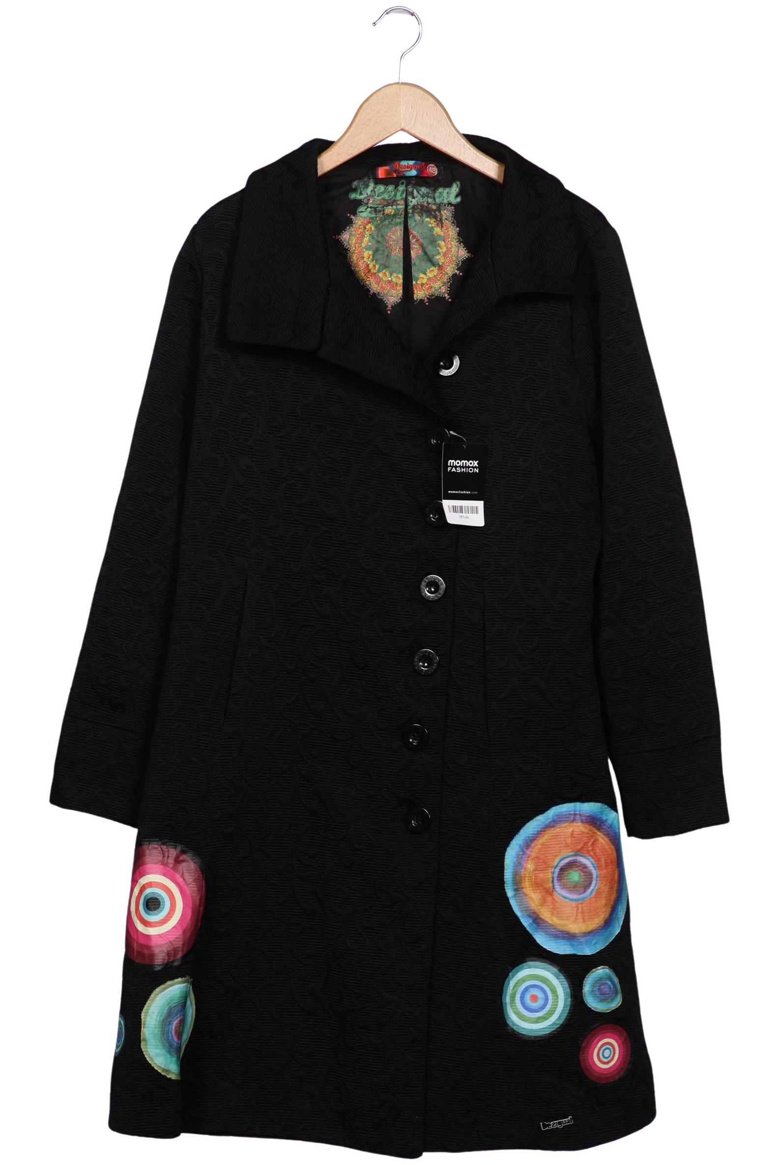 

Desigual Damen Mantel, schwarz, Gr. 48