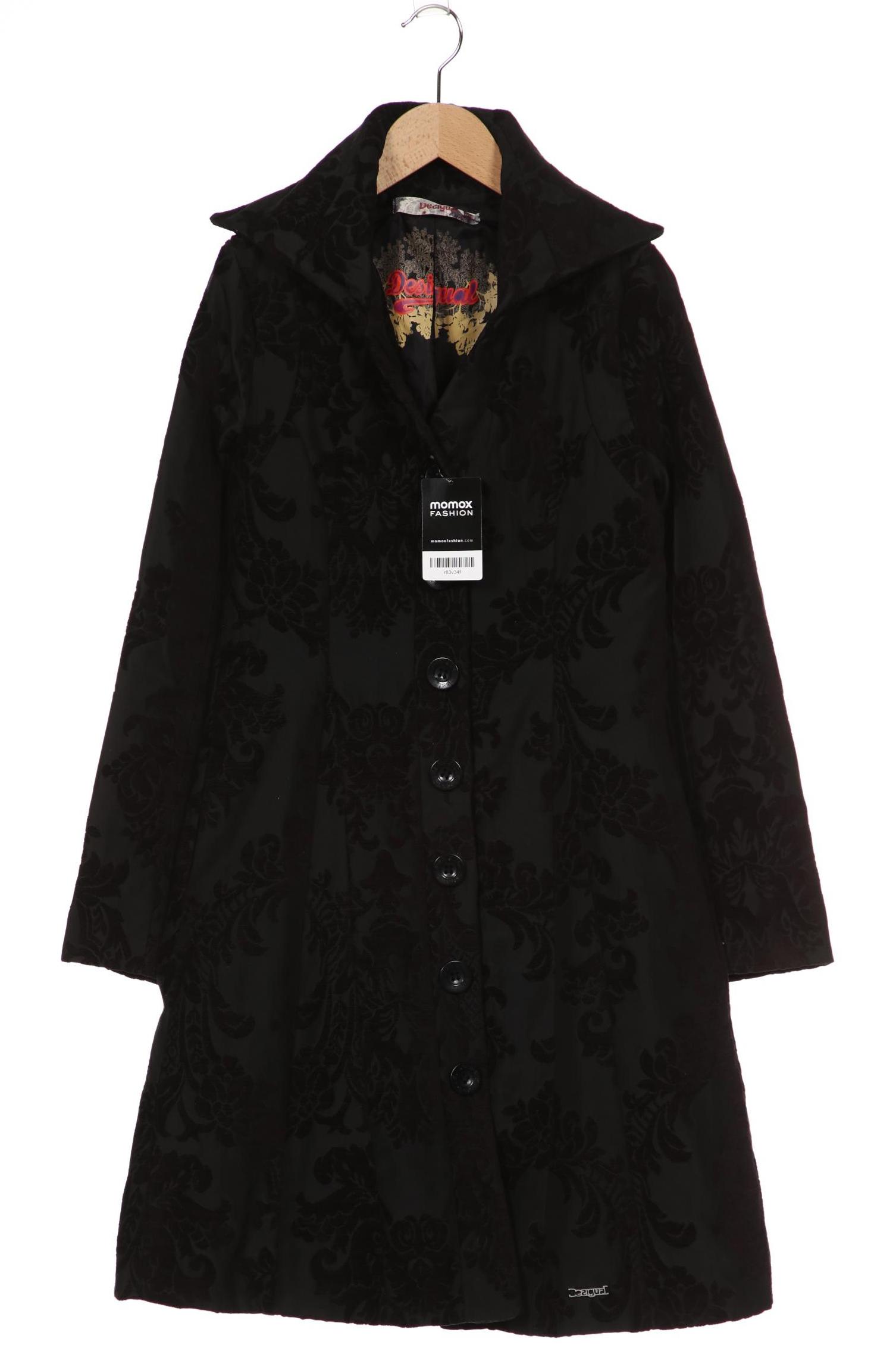 

Desigual Damen Mantel, schwarz, Gr. 36