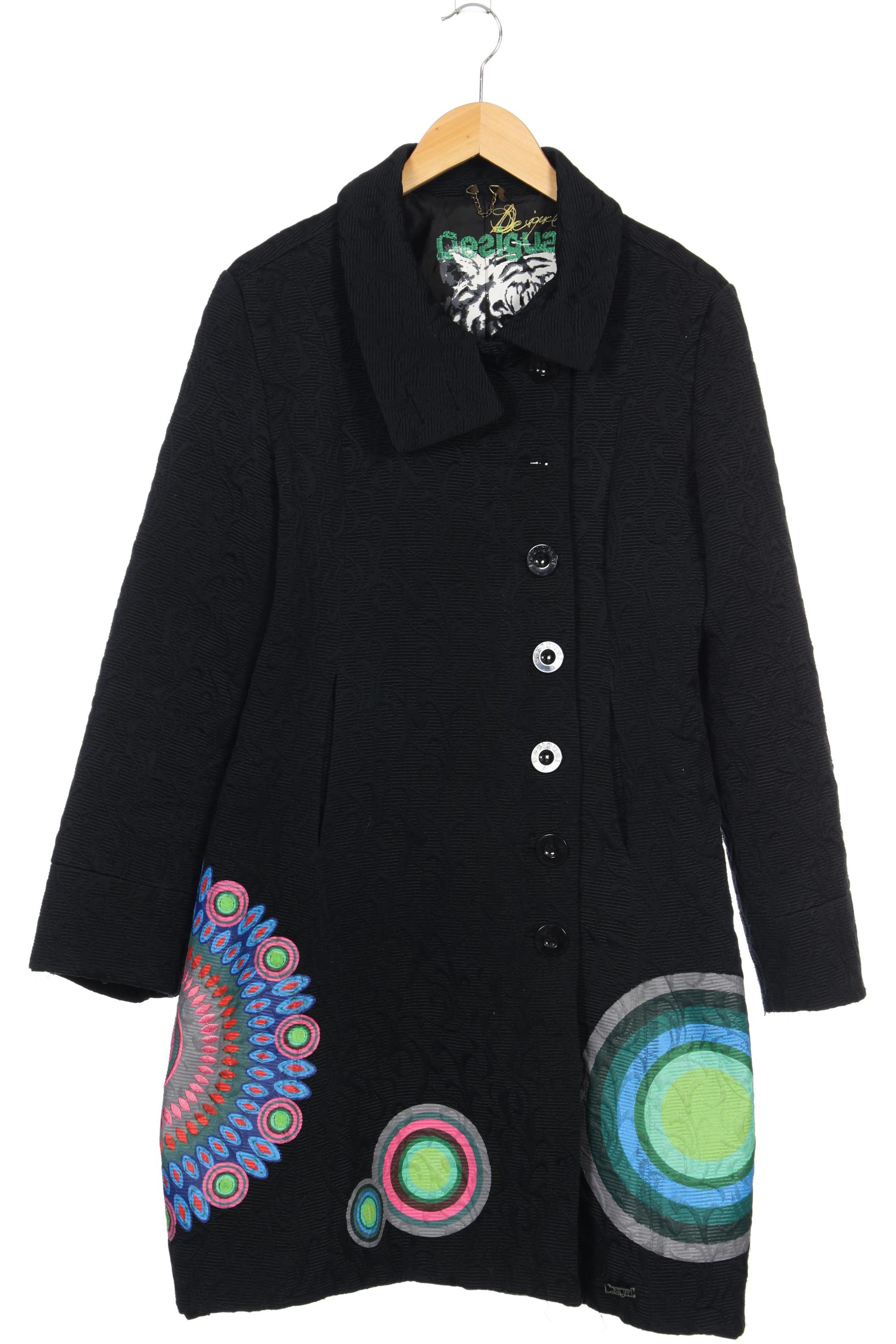 

Desigual Damen Mantel, schwarz, Gr. 44