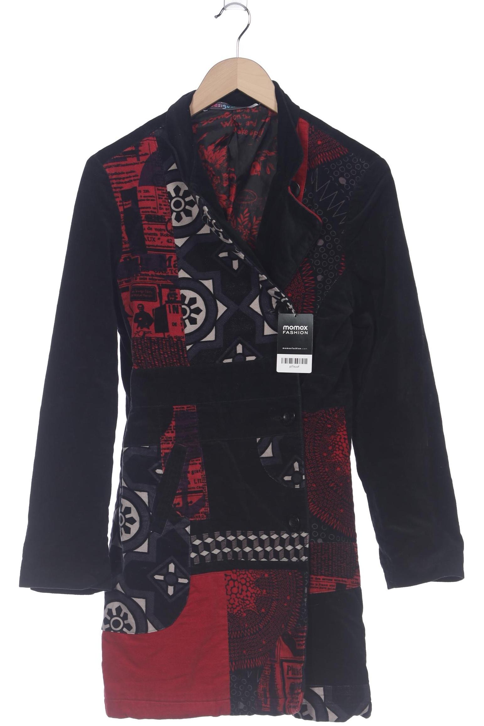 

Desigual Damen Mantel, schwarz, Gr. 46