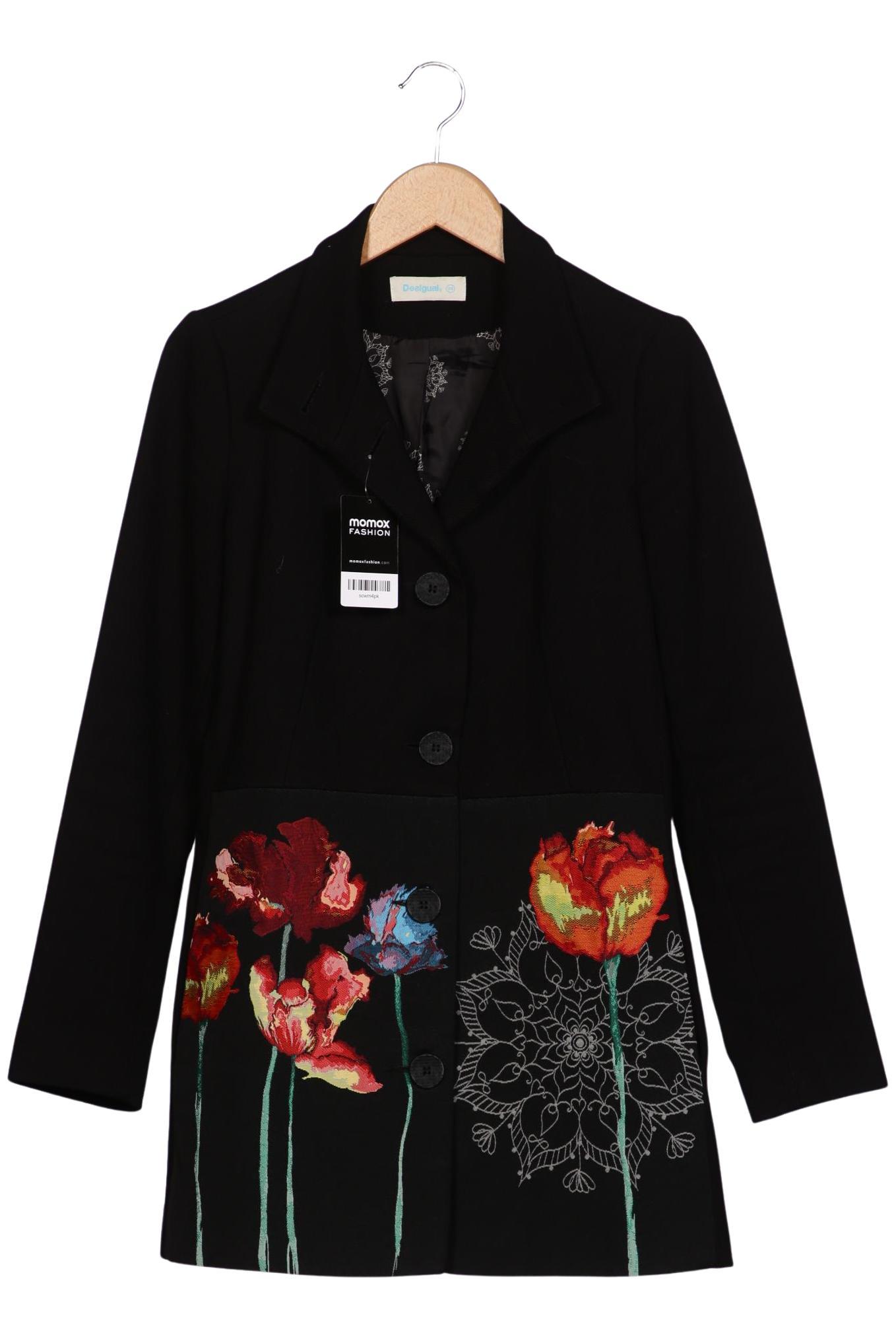 

Desigual Damen Mantel, schwarz, Gr. 36