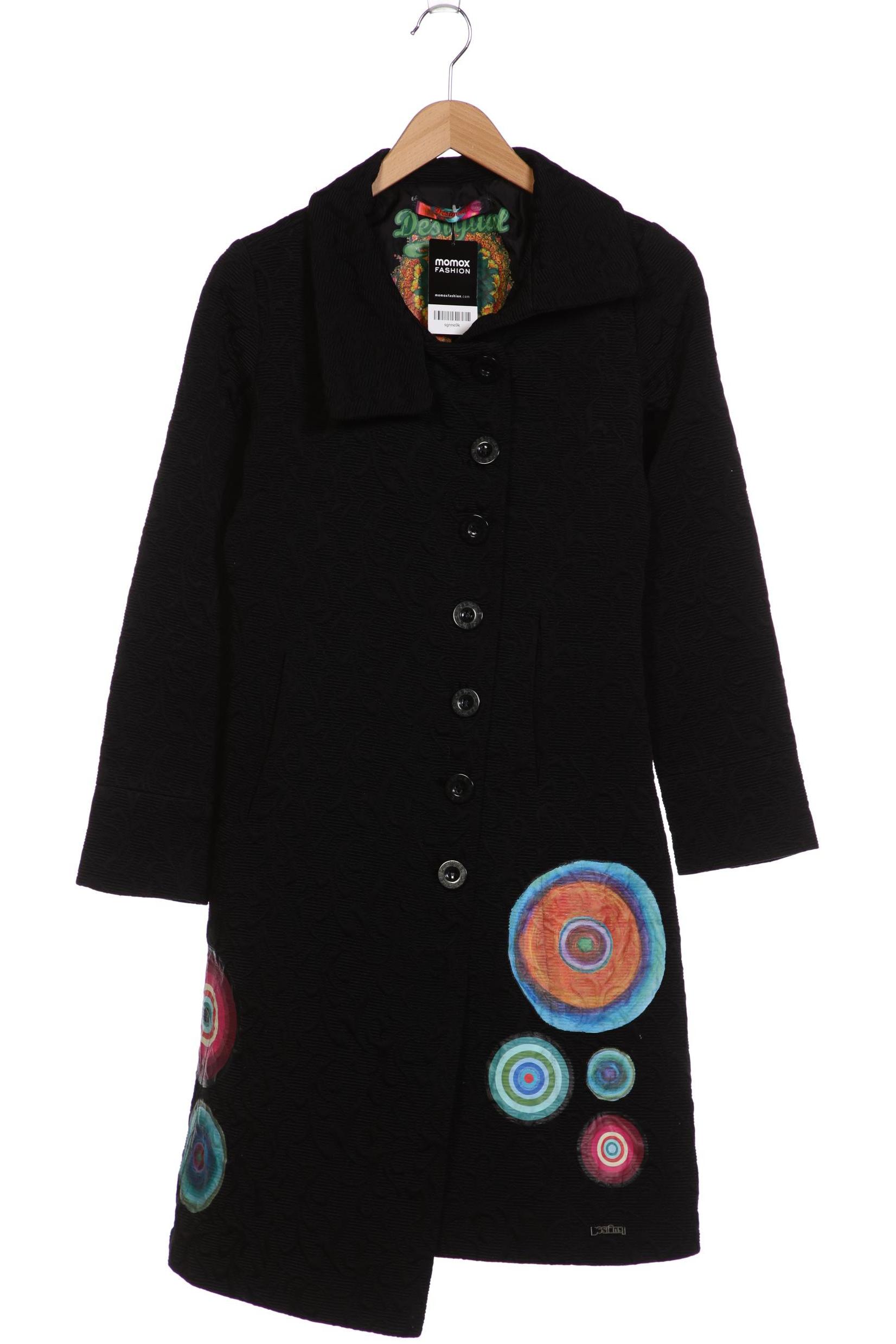

Desigual Damen Mantel, schwarz, Gr. 38