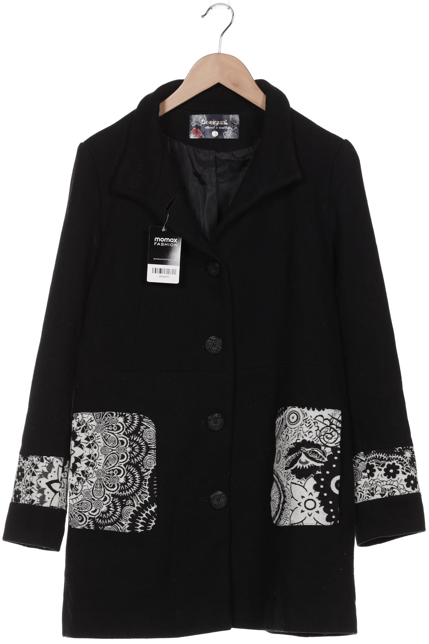 

Desigual Damen Mantel, schwarz, Gr. 42