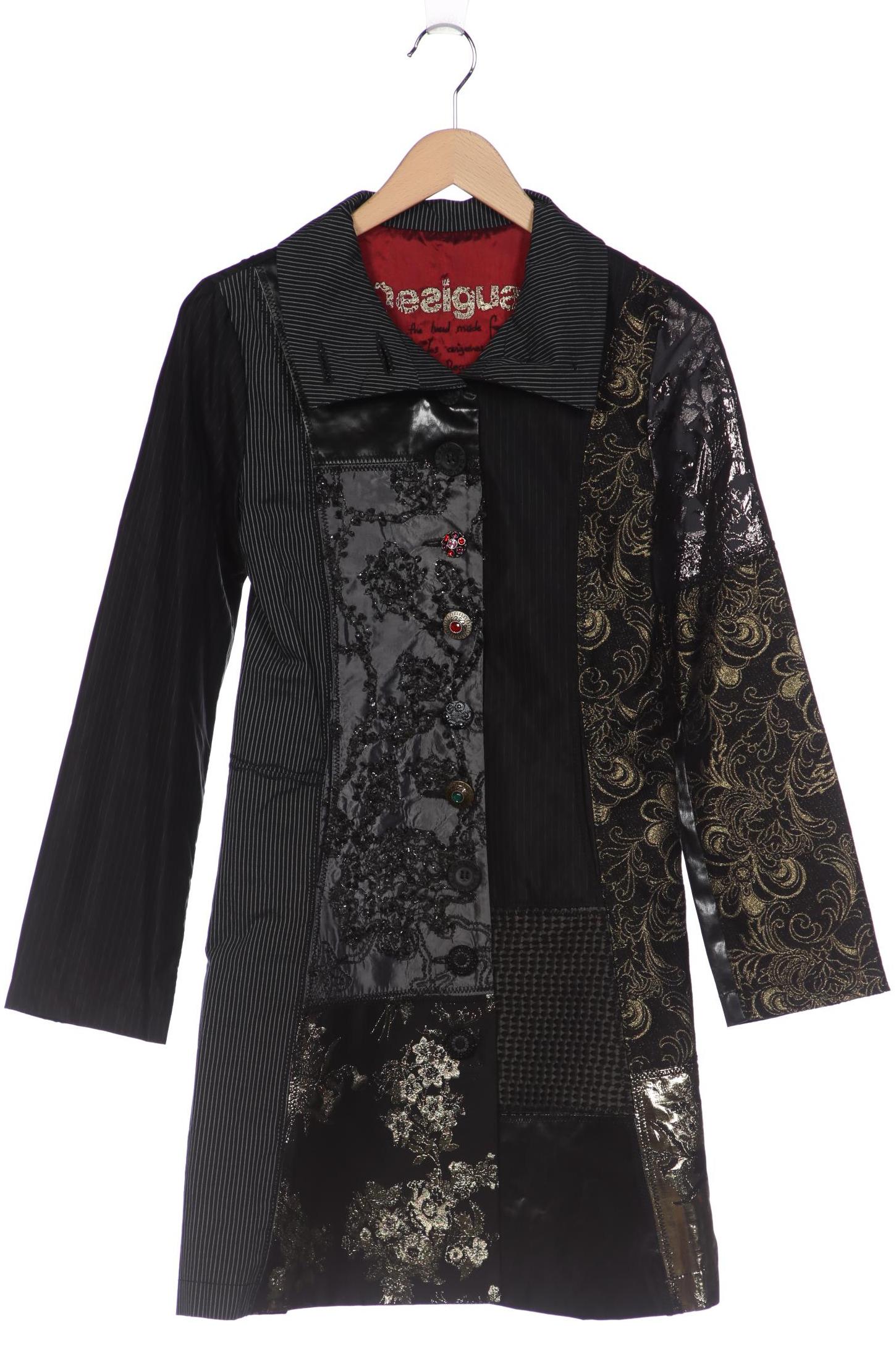 

Desigual Damen Mantel, schwarz