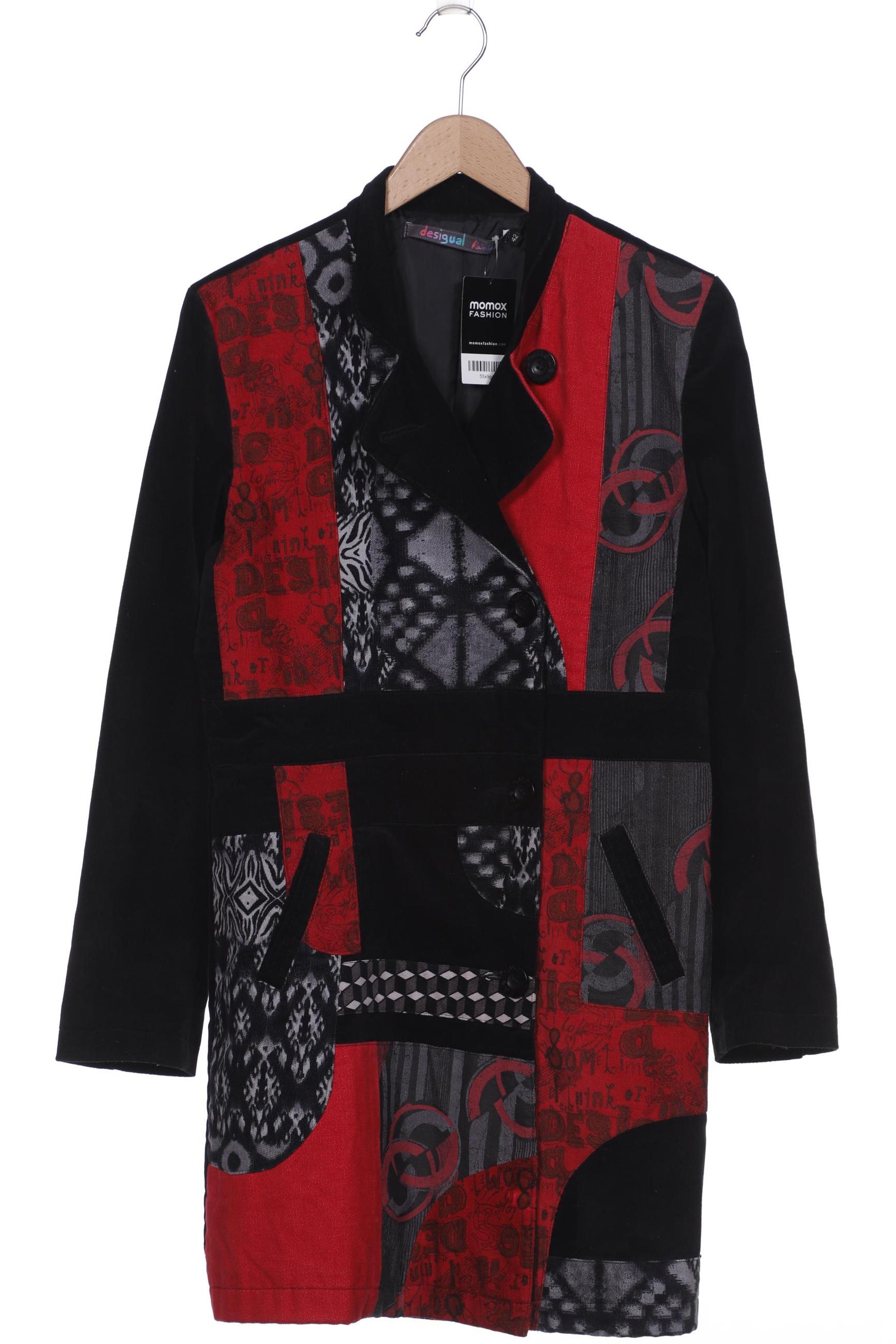 

Desigual Damen Mantel, schwarz