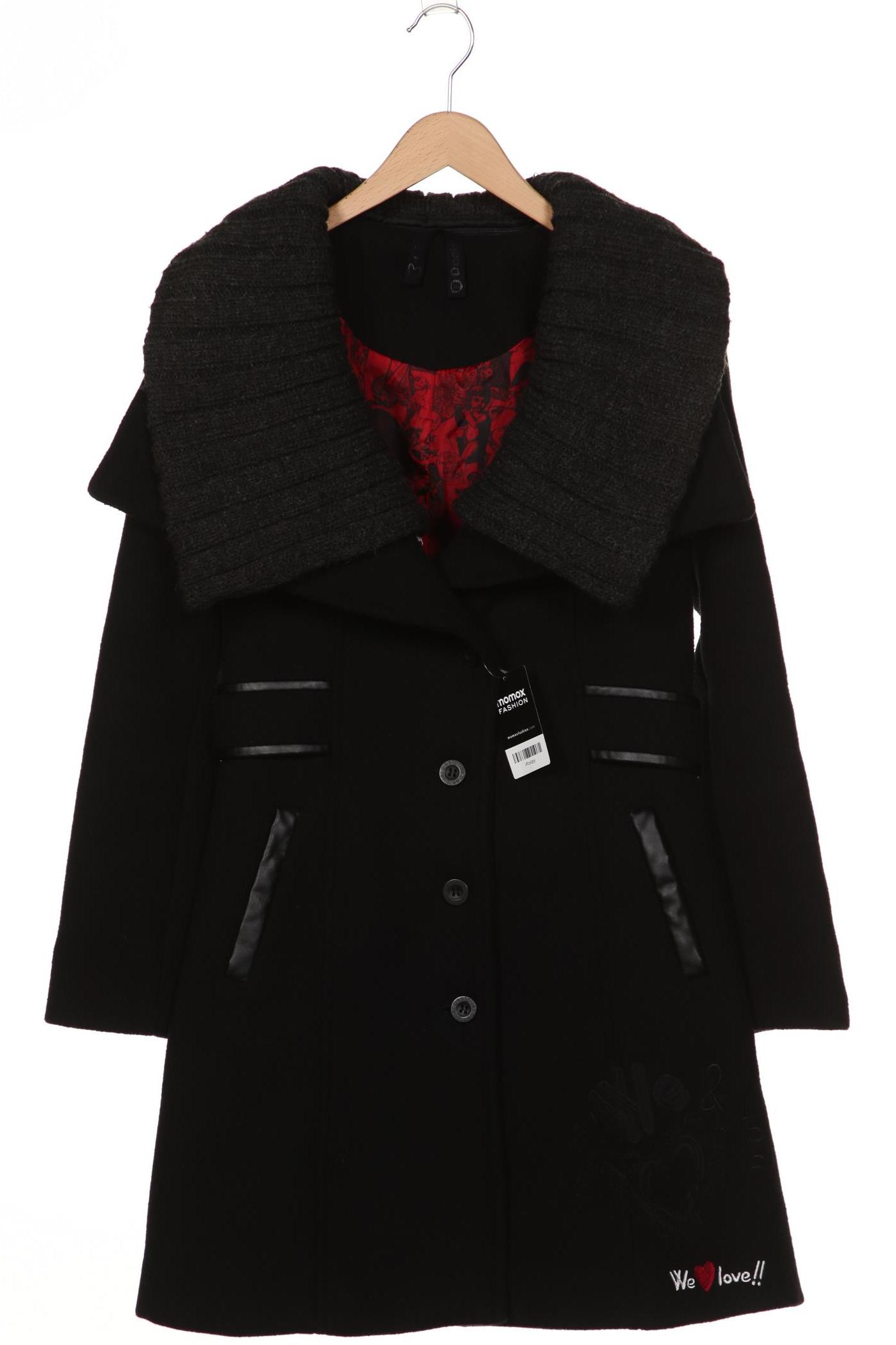 

Desigual Damen Mantel, schwarz, Gr. 40
