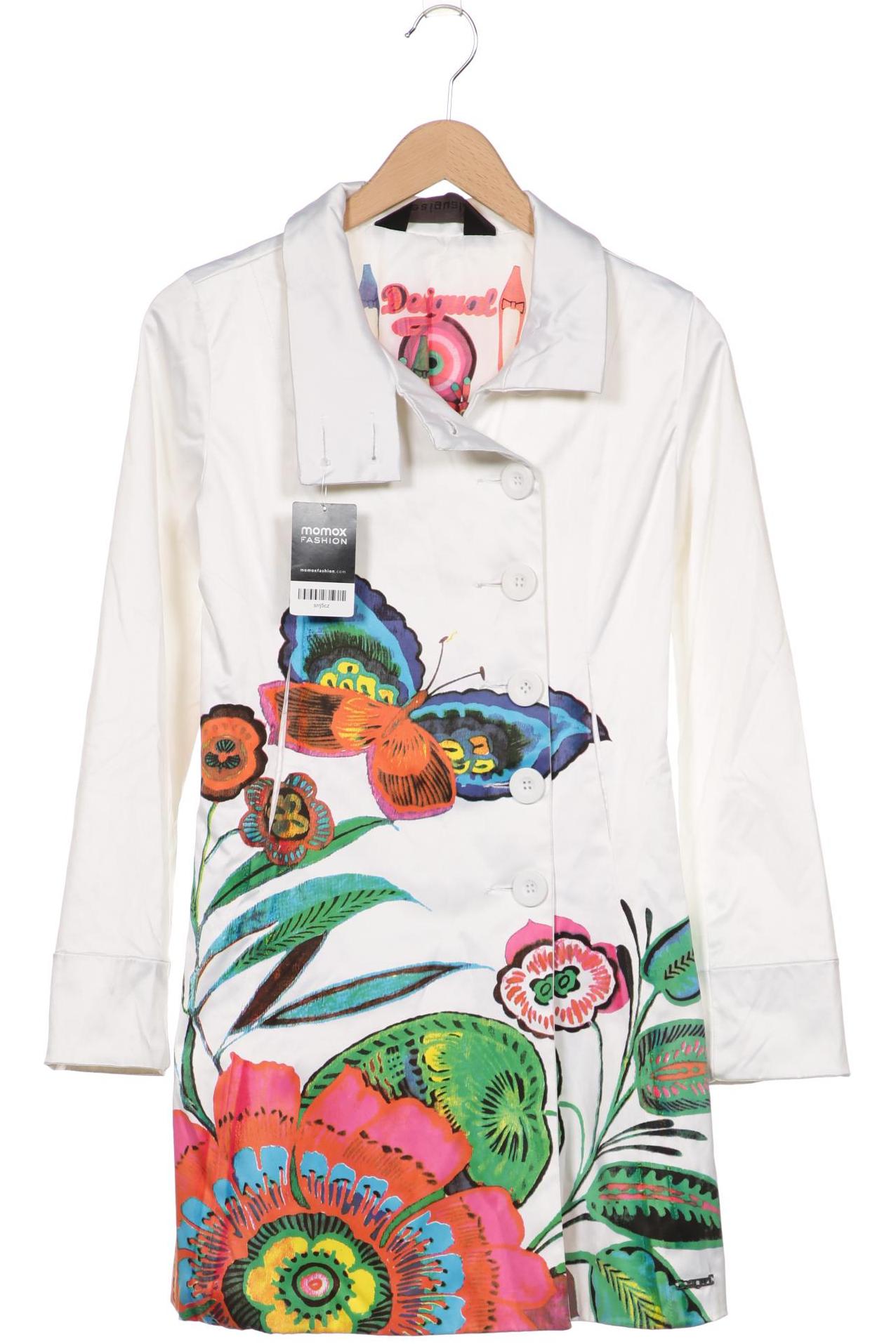 

Desigual Damen Mantel, weiß