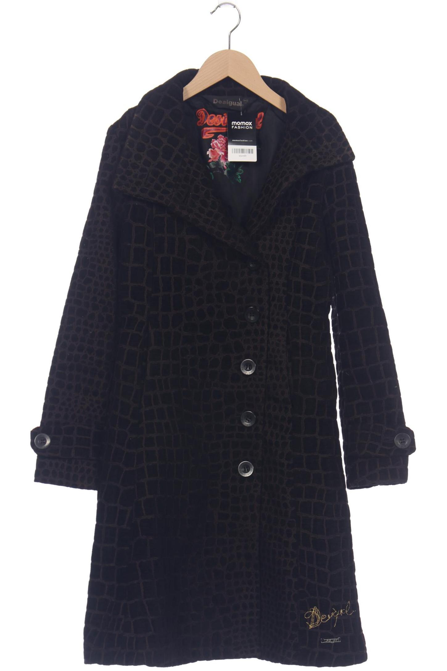 

Desigual Damen Mantel, schwarz, Gr. 40