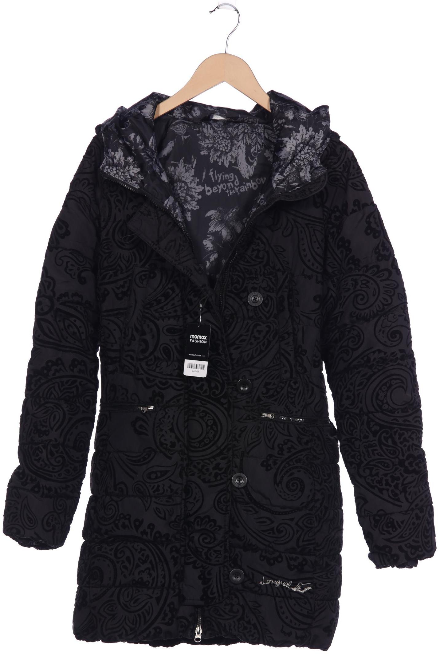 

Desigual Damen Mantel, schwarz