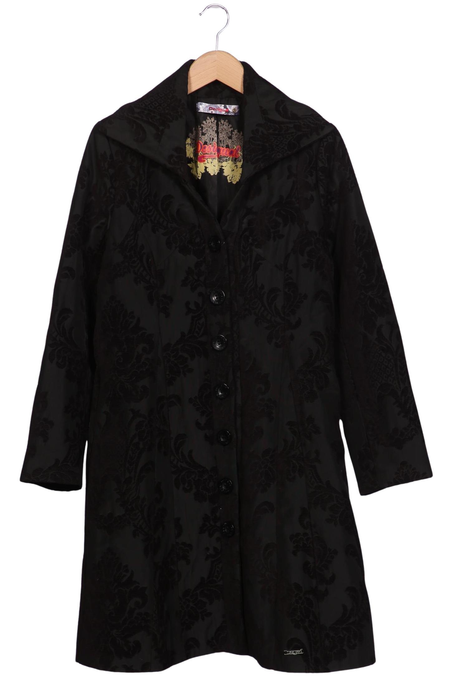

Desigual Damen Mantel, schwarz, Gr. 42