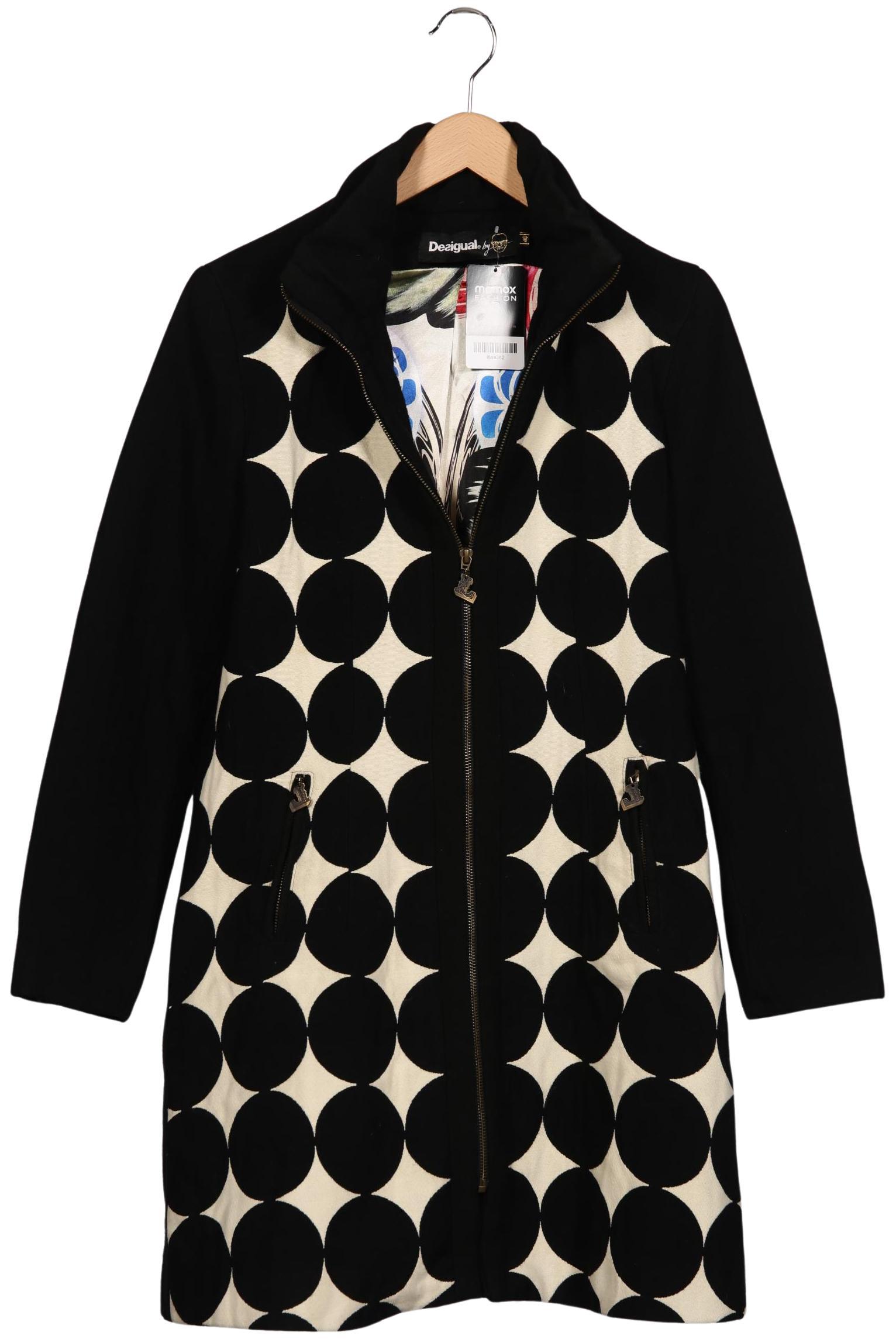 

Desigual Damen Mantel, schwarz, Gr. 46