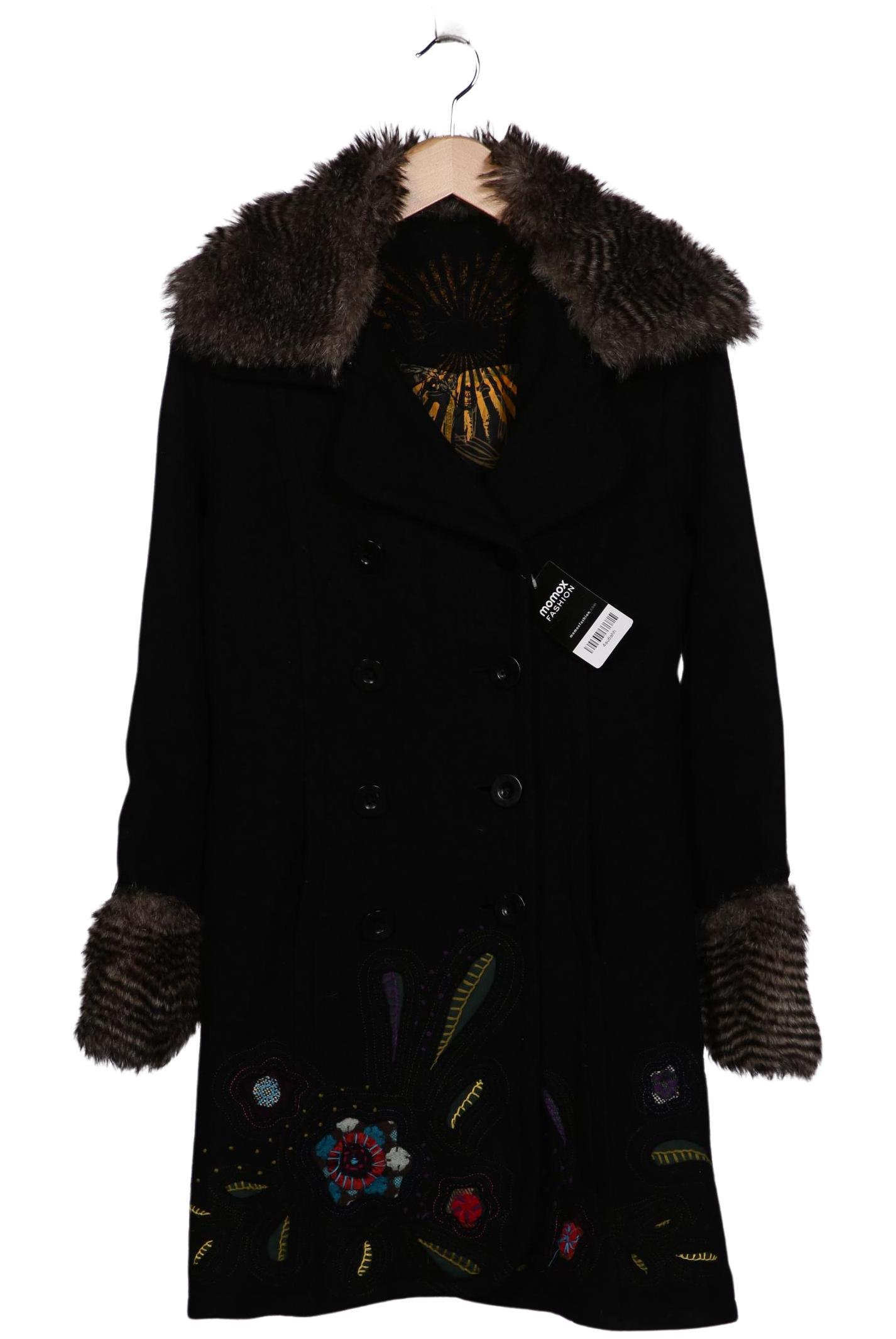 

Desigual Damen Mantel, schwarz, Gr. 38