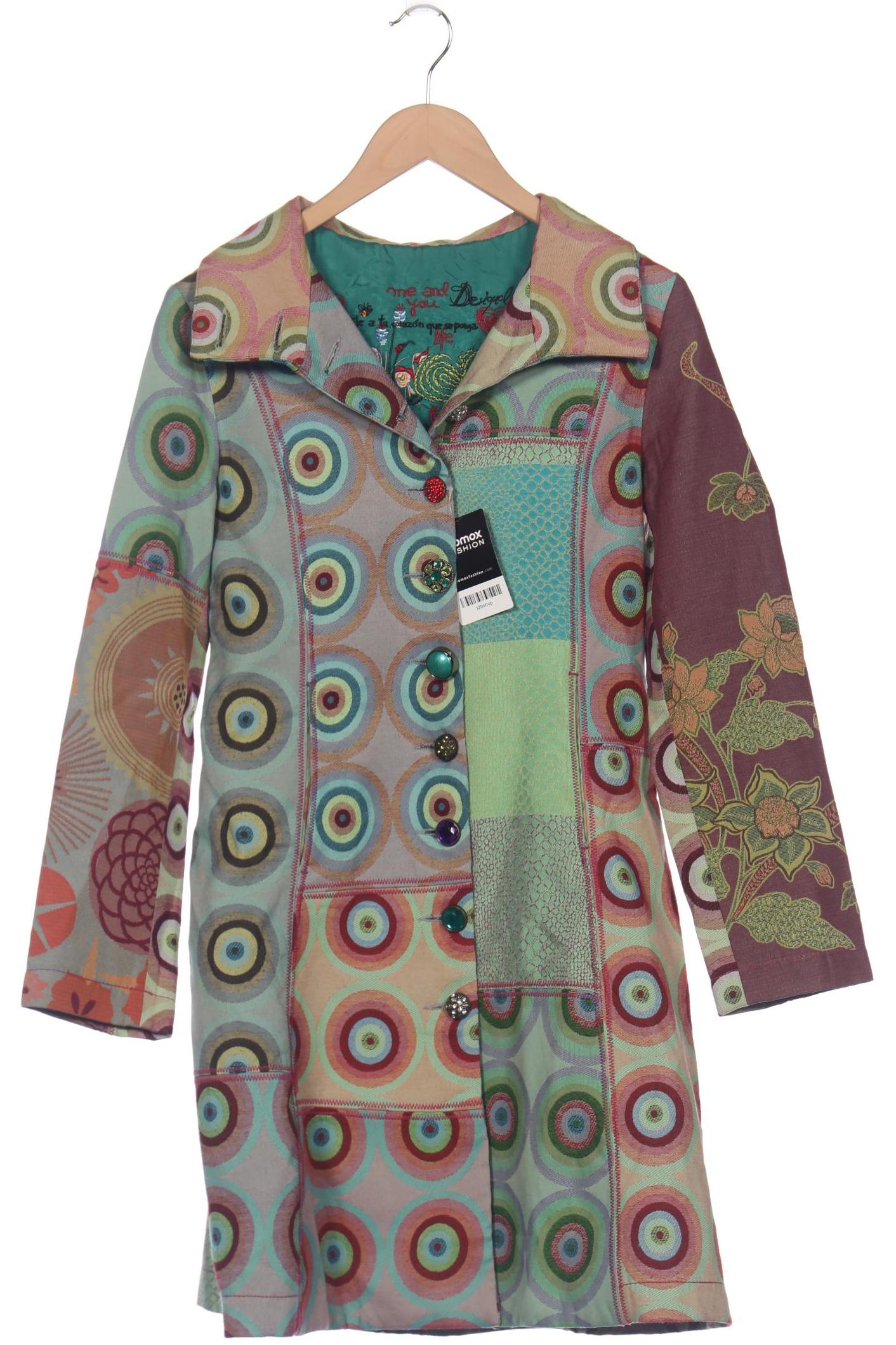 

Desigual Damen Mantel, mehrfarbig, Gr. 40